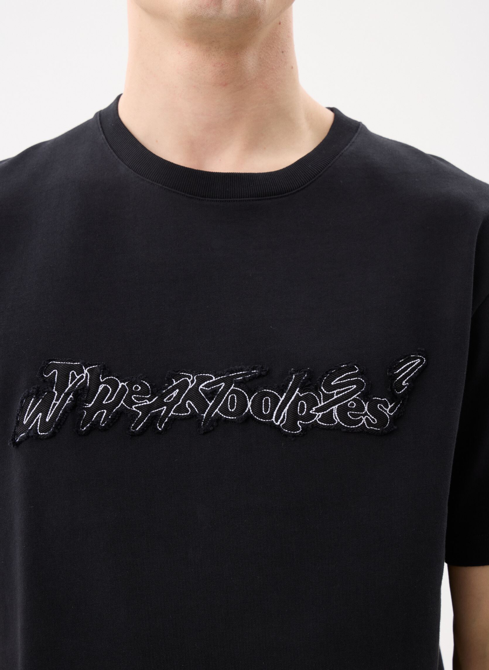 T-shirts met korte mouwen HTSC32057K heren zwart The Kooples T-shirts met korte mouwen HTSC32057K heren zwart BLA01