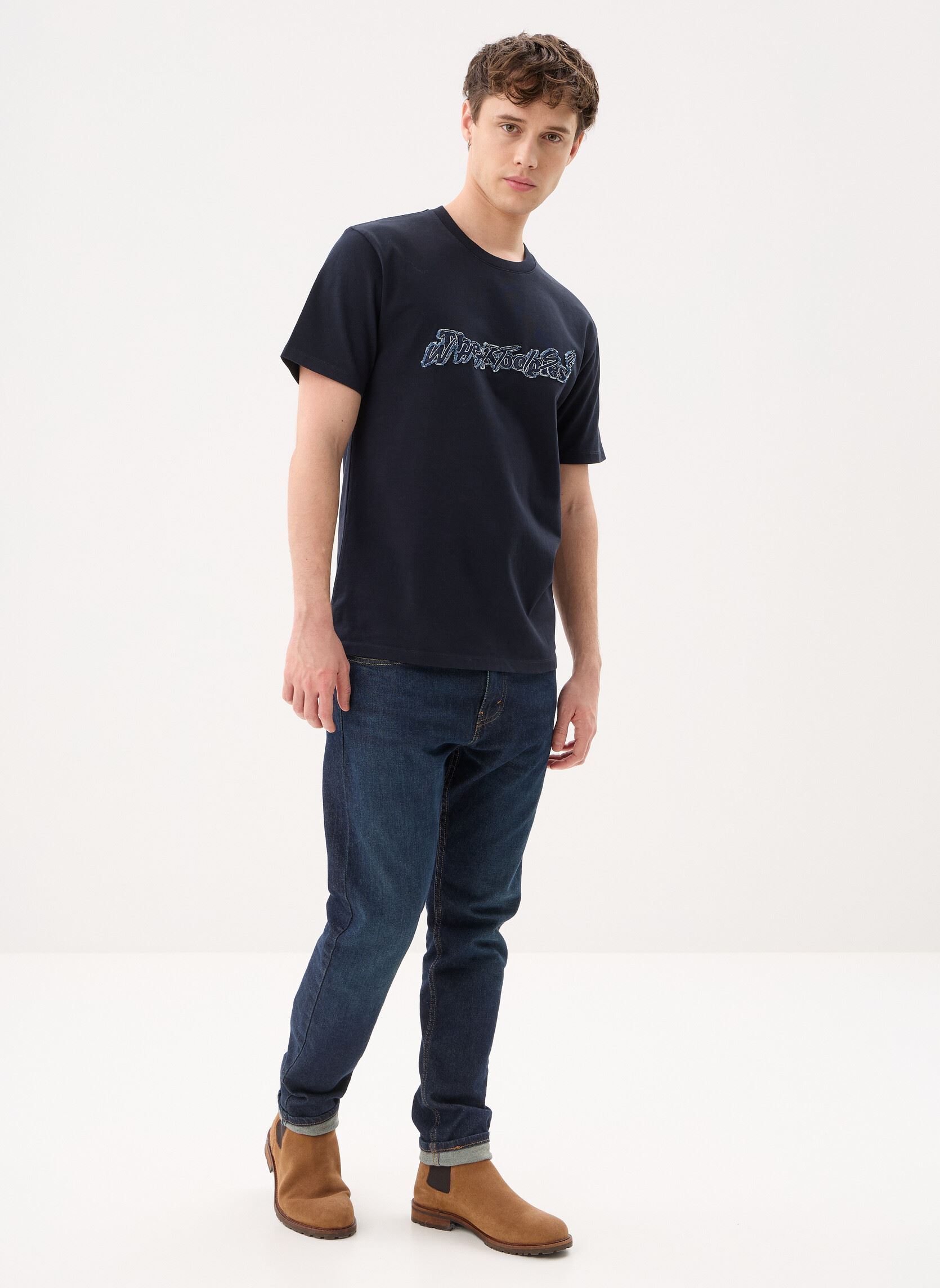 T-shirts met korte mouwen HTSC32057K heren blauw The Kooples T-shirts met korte mouwen HTSC32057K heren blauw NAV03