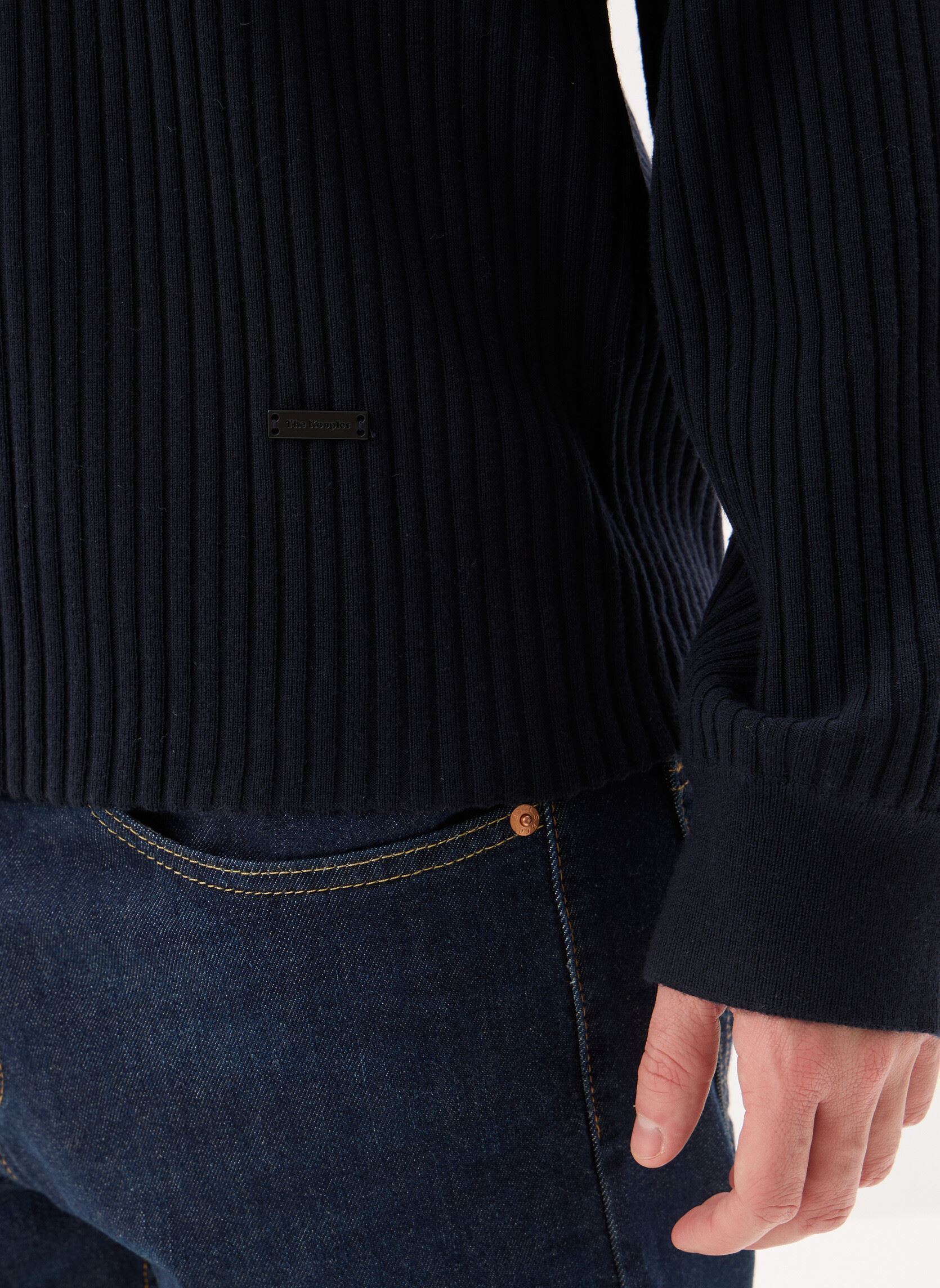 Vesten HCAR32004K heren blauw The Kooples Vesten HCAR32004K heren blauw NAV03