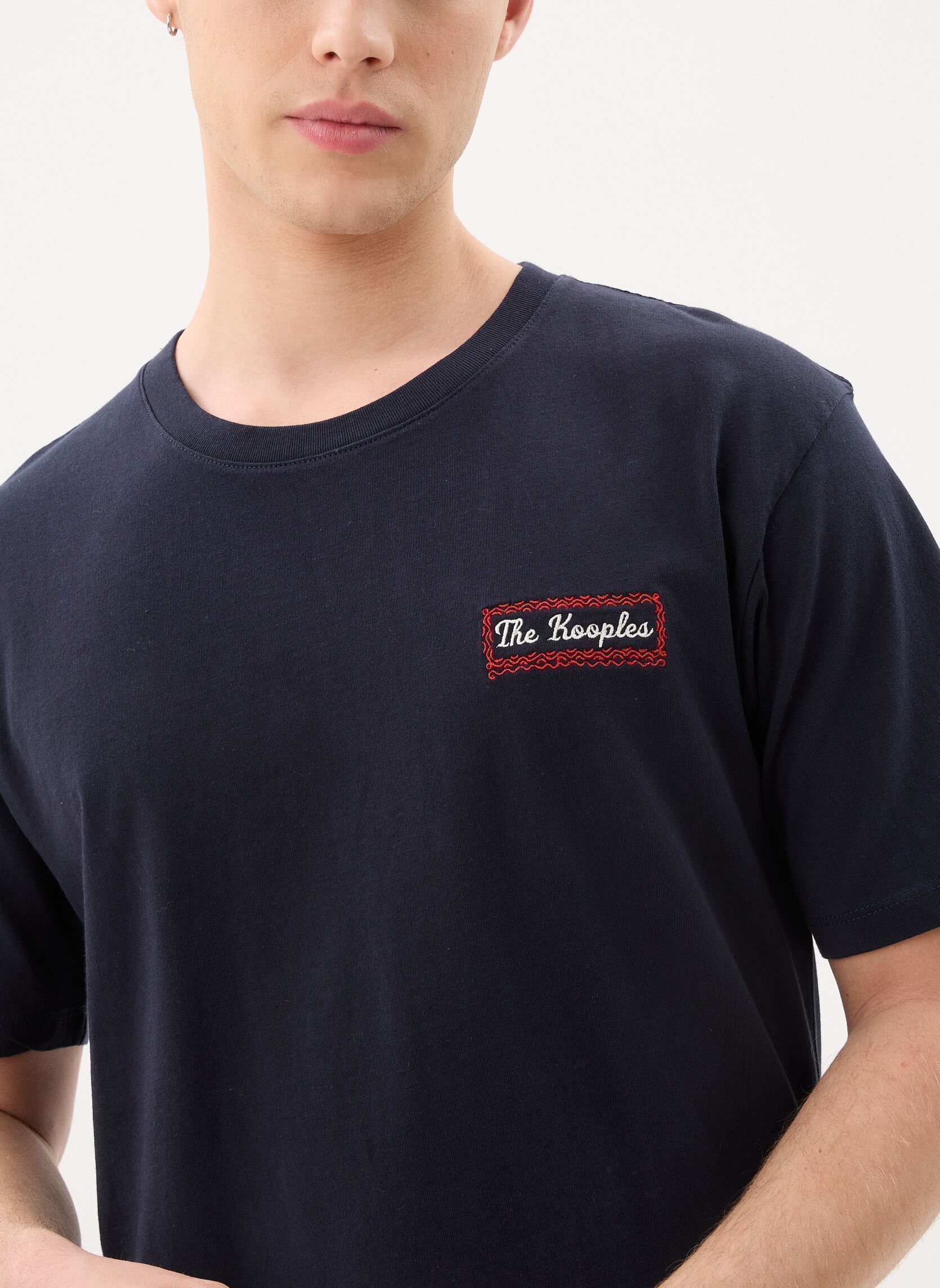 Kurzarm-T-Shirts HTSC32020K herren blau The Kooples Kurzarm-T-Shirts HTSC32020K herren blau NAV03