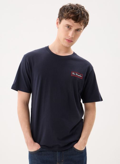 The Kooples Kurzarm-T-Shirts HTSC32020K herren blau