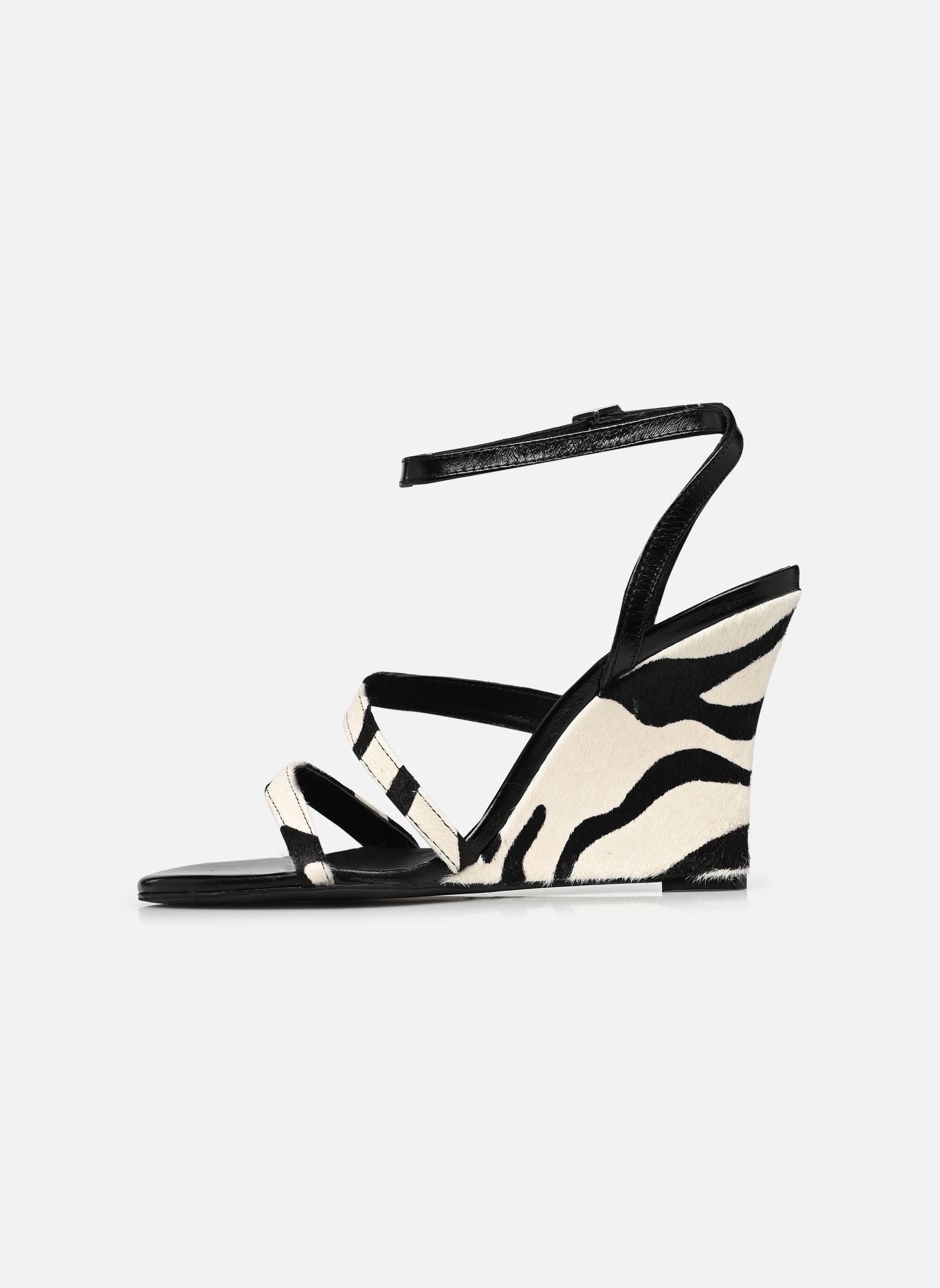 Keil- und Plateausandalen AFCH32002K damen schwarz The Kooples Keil- und Plateausandalen AFCH32002K damen schwarz BLA01