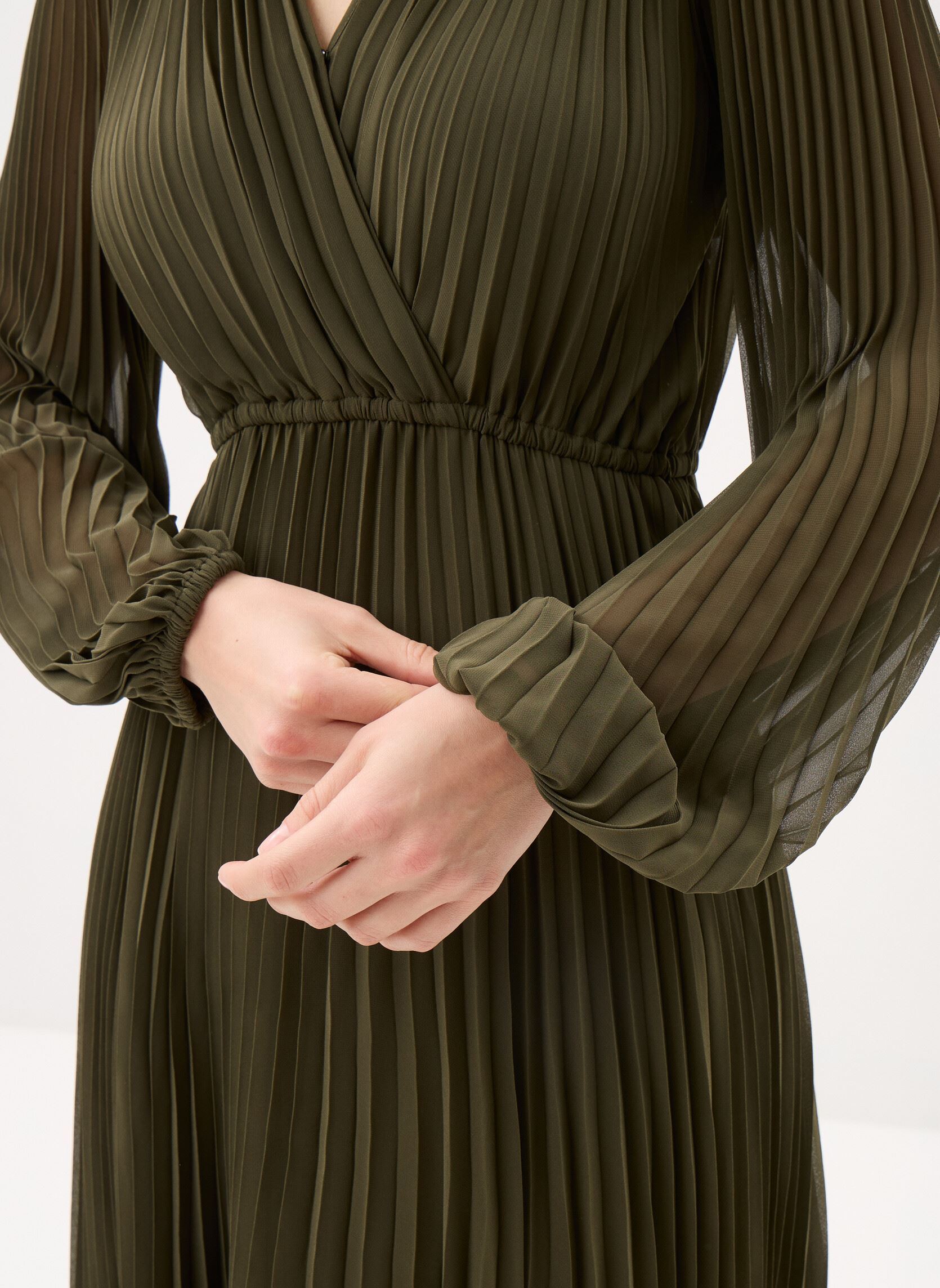 Lange Kleider FROB32089K damen grün The Kooples Lange Kleider FROB32089K damen grün KAK01