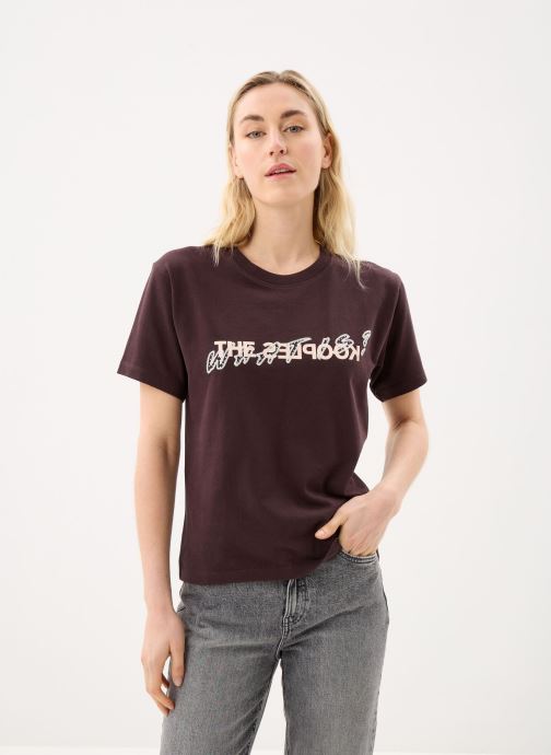 The Kooples Tee-shirts manches courtes FTSC32017K femme marron