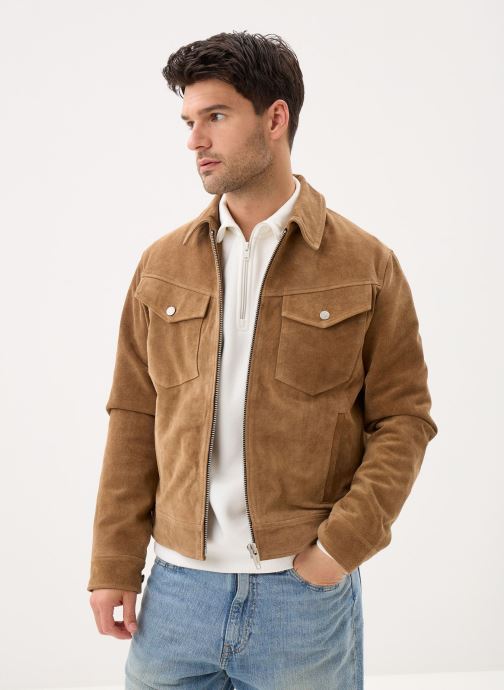 The Kooples Blousons HCUI32005K homme marron