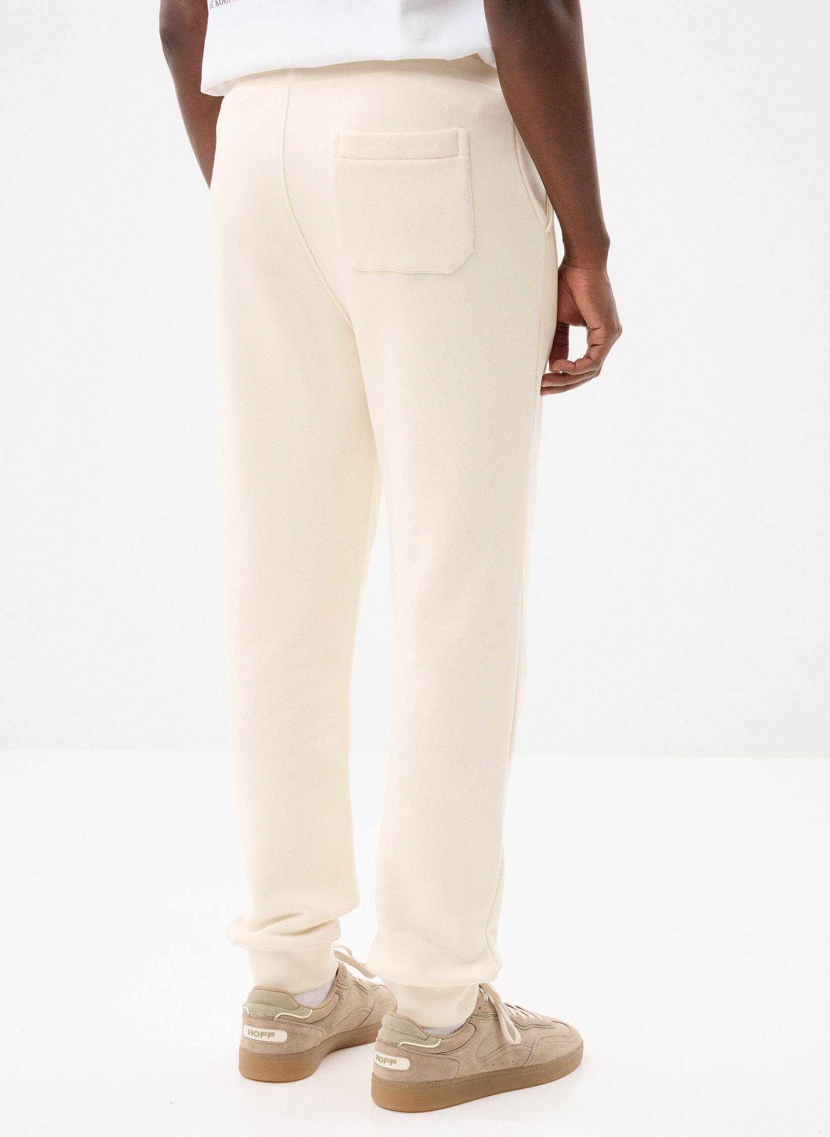 Joggingbroeken HJOG32003K heren beige The Kooples Joggingbroeken HJOG32003K heren beige BEI02