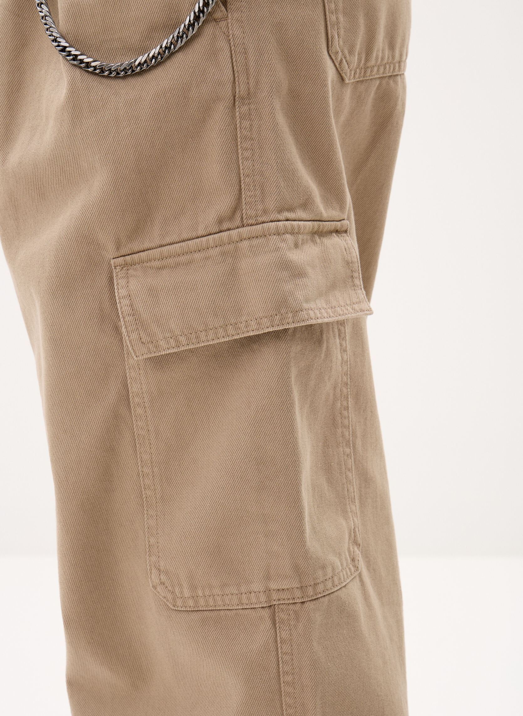 Straight Leg Hosen HPAN32040K herren beige The Kooples Straight Leg Hosen HPAN32040K herren beige BEI01
