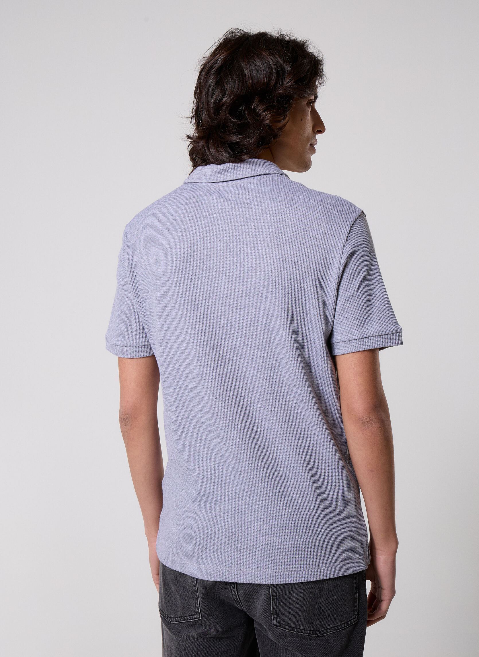 Polos manches courtes HPOC32001K homme gris The Kooples Polos manches courtes HPOC32001K homme gris GRY23