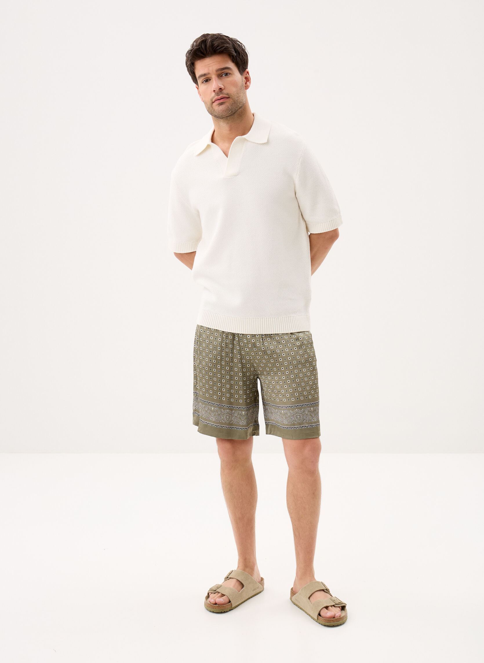 Shorts HSHO32037K herren grün The Kooples Shorts HSHO32037K herren grün GRN57