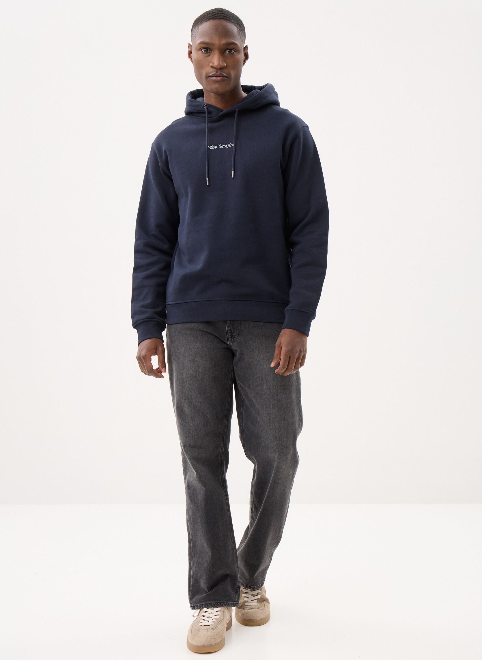 Sweats à capuche HSWE32050K homme bleu The Kooples Sweats à capuche HSWE32050K homme bleu NAV03