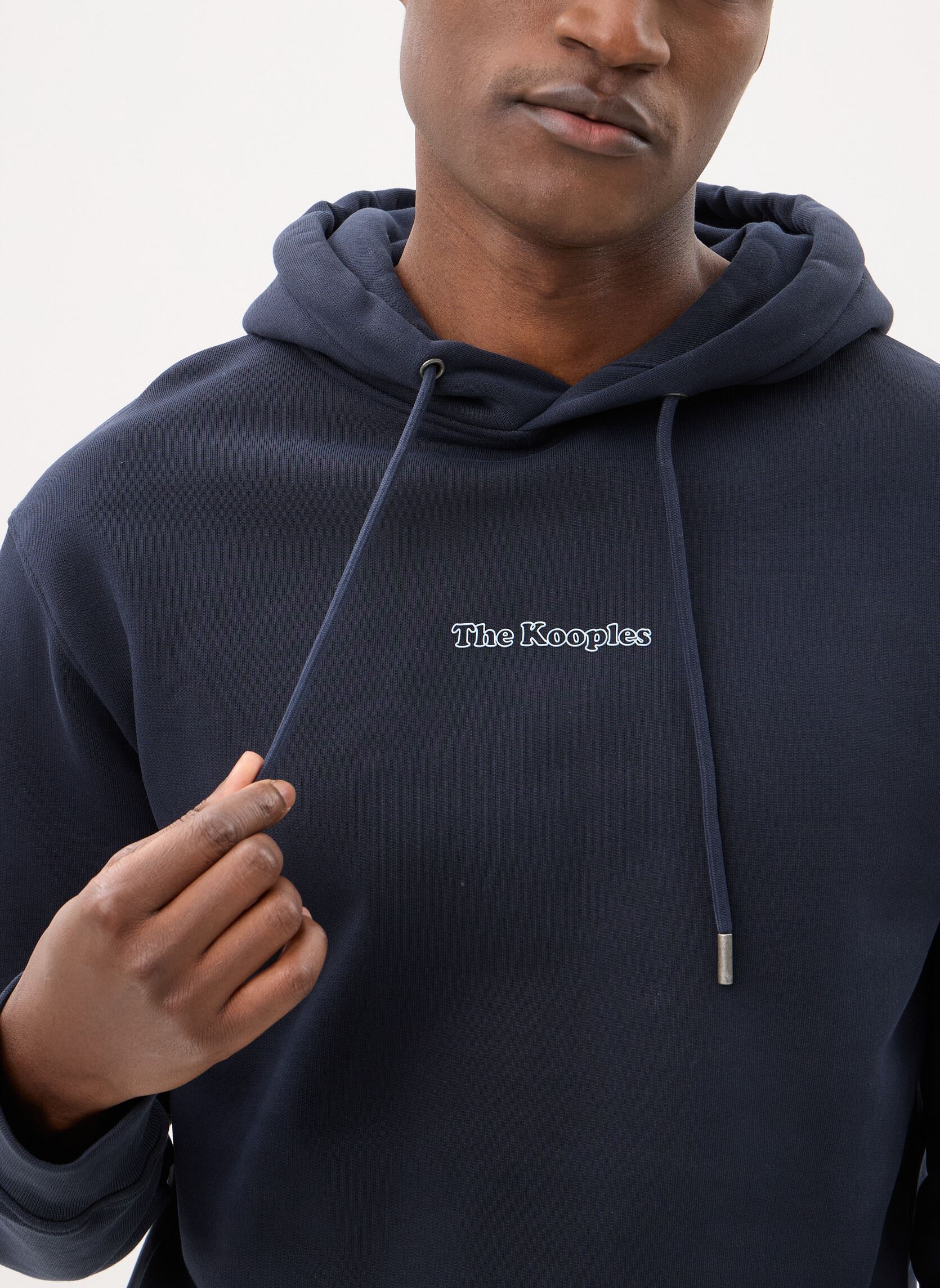 Sweats à capuche HSWE32050K homme bleu The Kooples Sweats à capuche HSWE32050K homme bleu NAV03