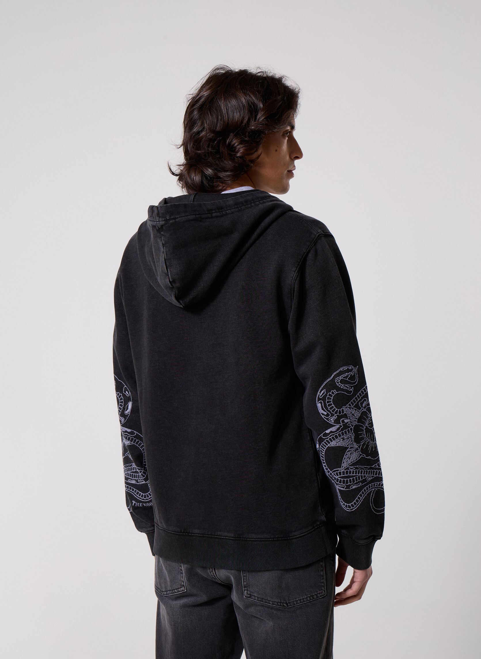 Sweaters met rits HSWE32065K heren zwart The Kooples Sweaters met rits HSWE32065K heren zwart BLA55