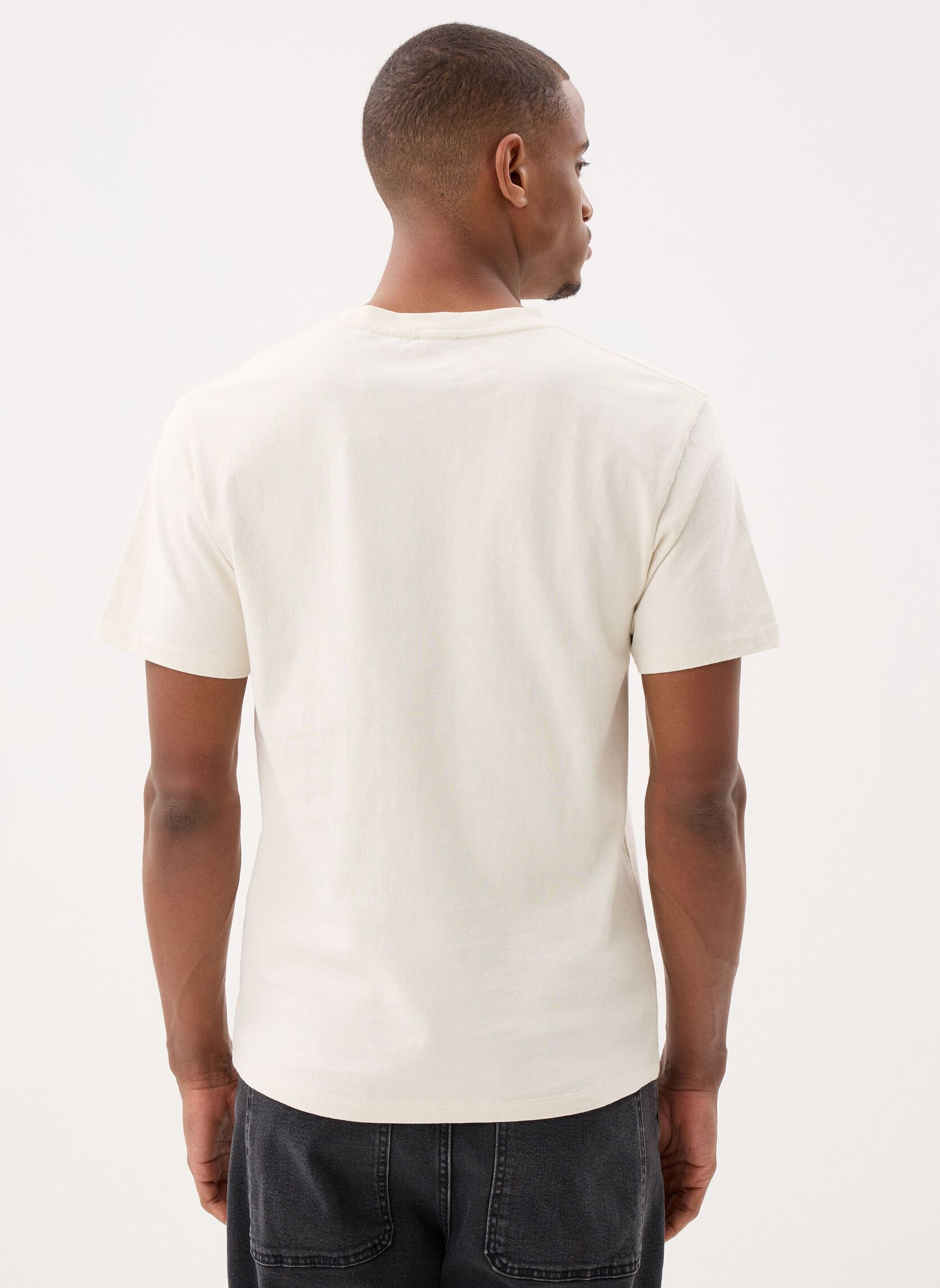 Tee-shirts manches courtes HTSC32003K homme beige The Kooples Tee-shirts manches courtes HTSC32003K homme beige BEI02