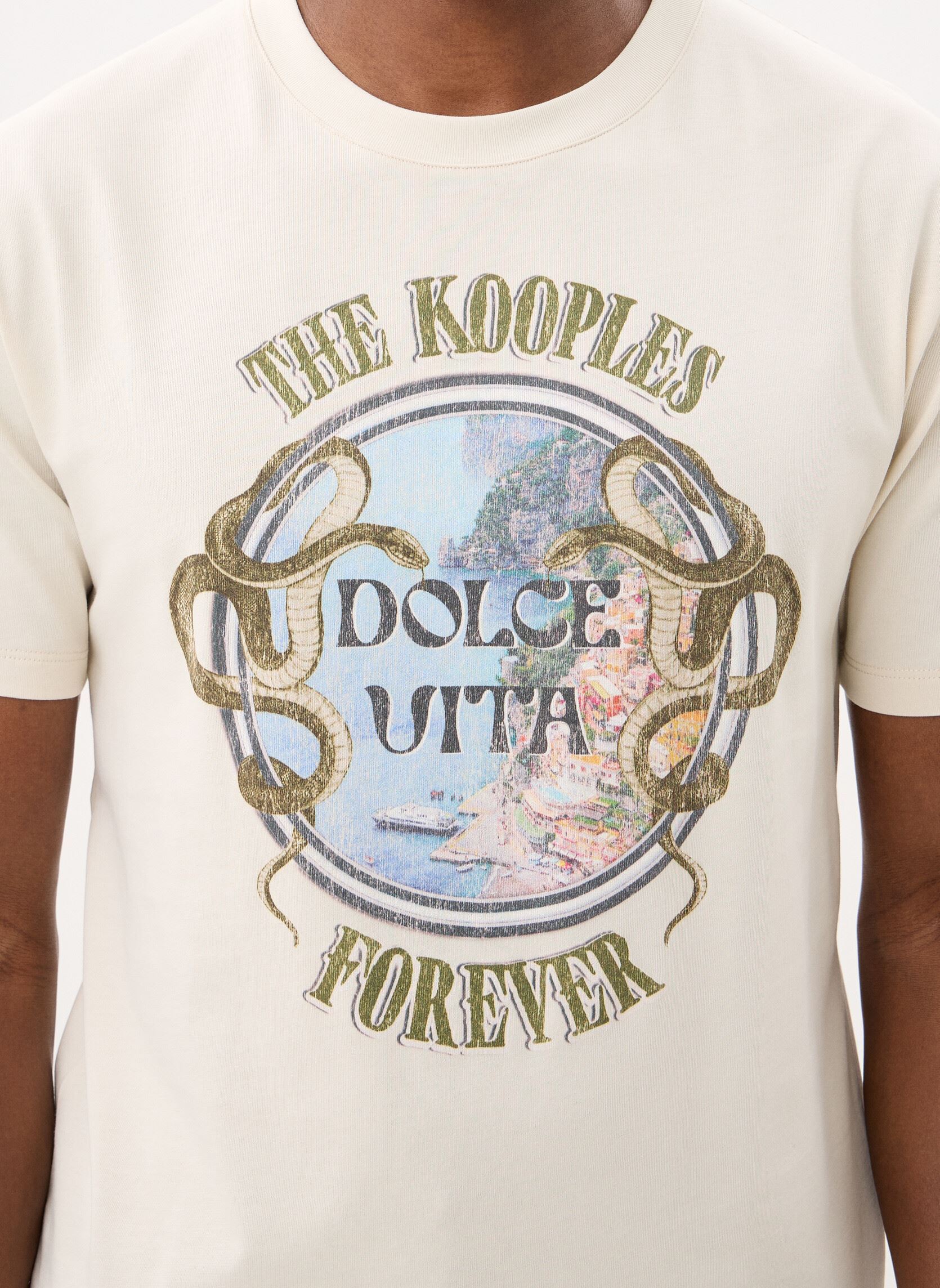 Kurzarm-T-Shirts HTSC32016K herren beige The Kooples Kurzarm-T-Shirts HTSC32016K herren beige BEI02