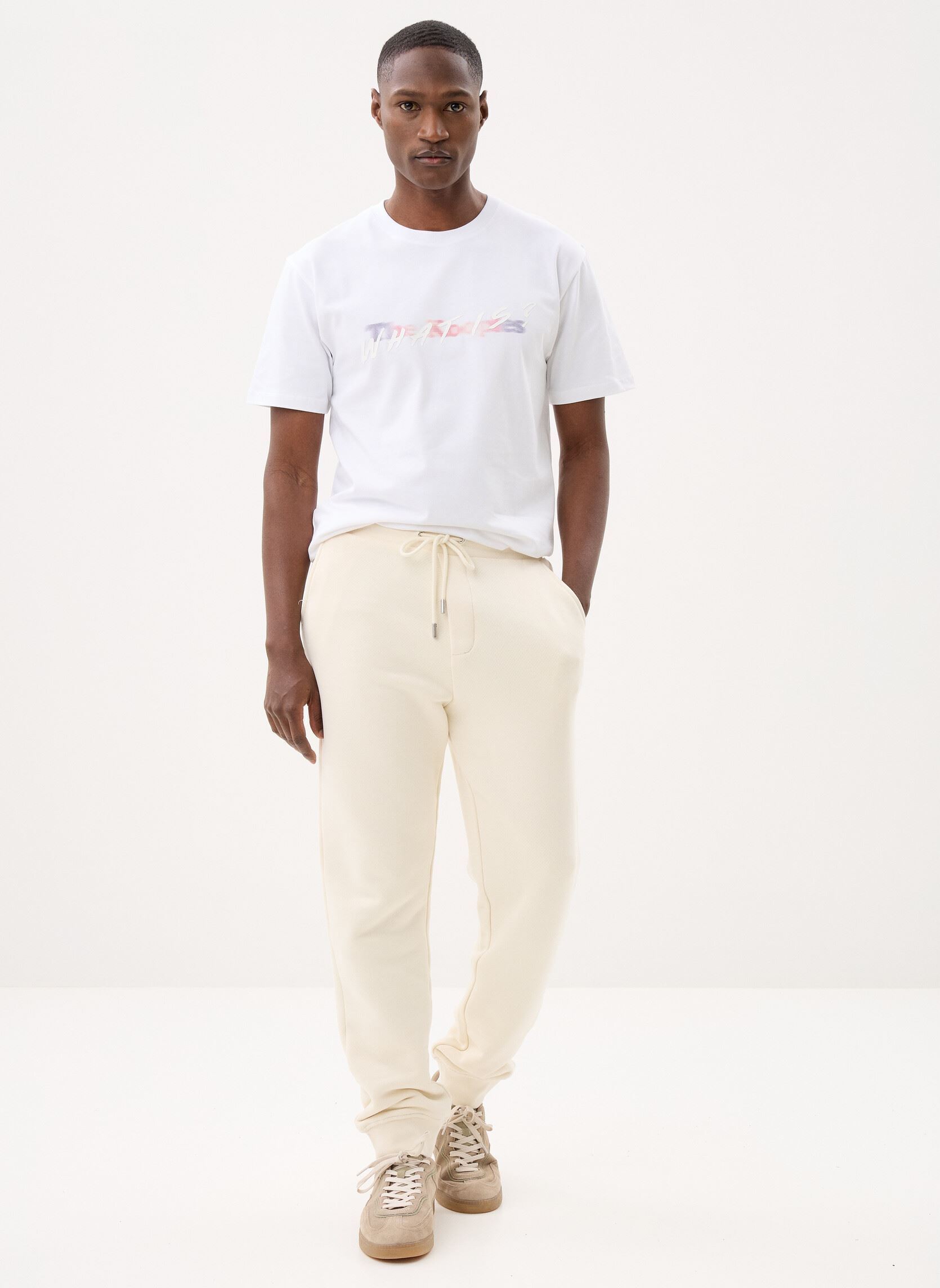 T-shirts met korte mouwen HTSC32058K heren wit The Kooples T-shirts met korte mouwen HTSC32058K heren wit WHI01