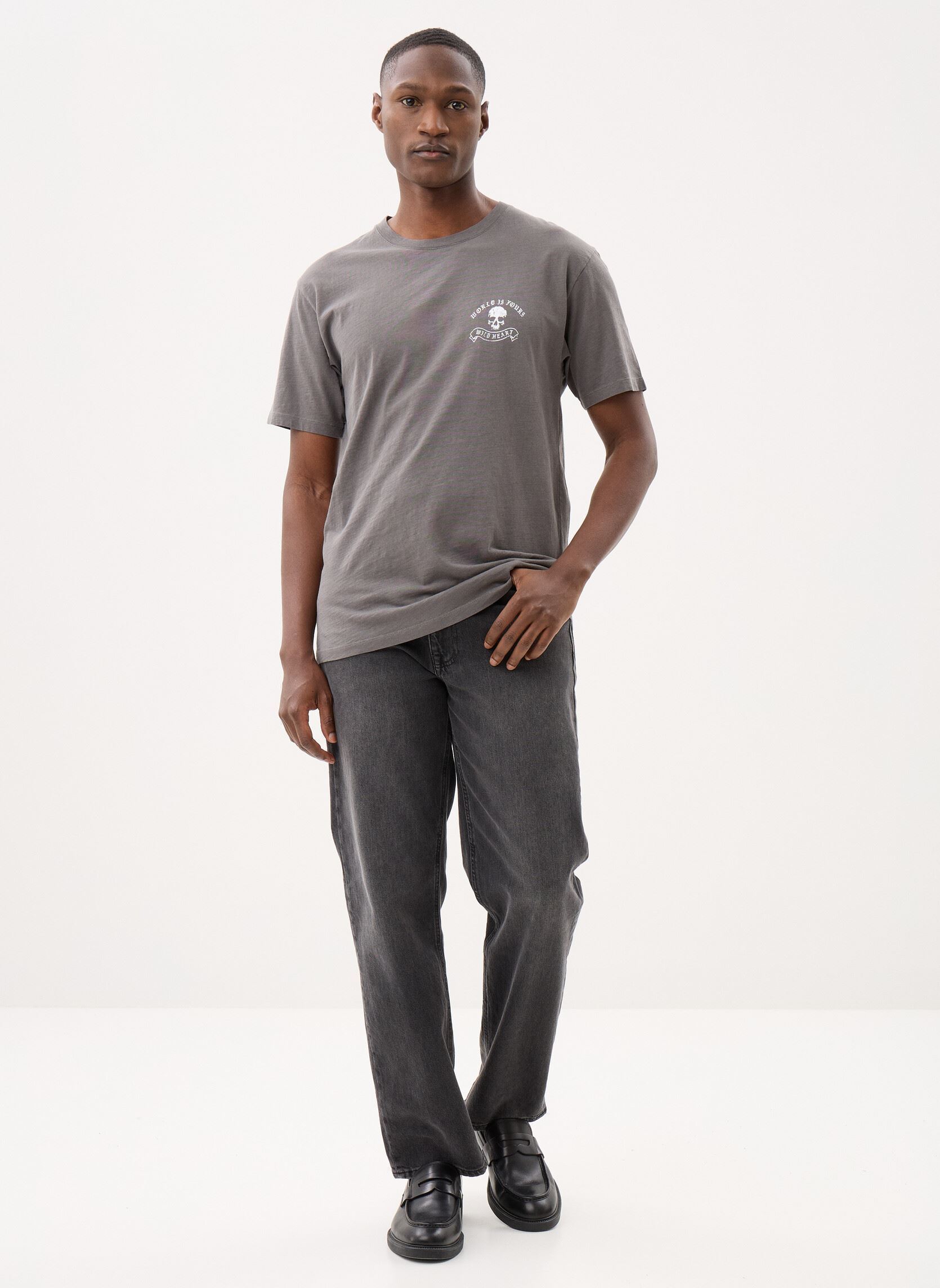 Tee-shirts manches courtes HTSC32097K homme gris The Kooples Tee-shirts manches courtes HTSC32097K homme gris GRY23