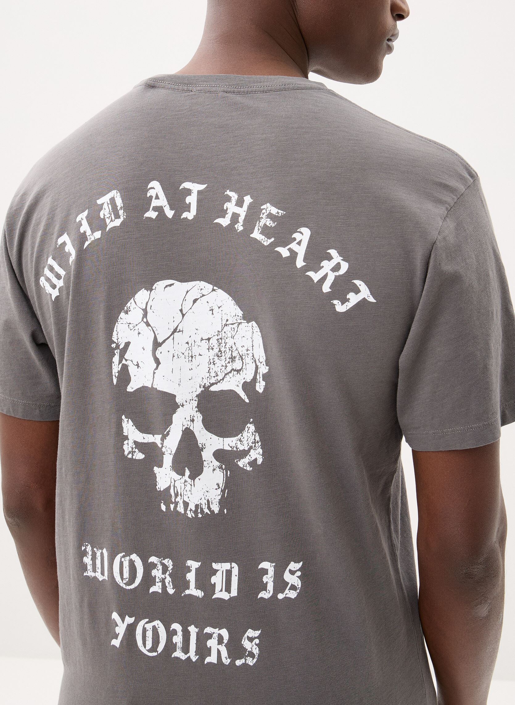Tee-shirts manches courtes HTSC32097K homme gris The Kooples Tee-shirts manches courtes HTSC32097K homme gris GRY23