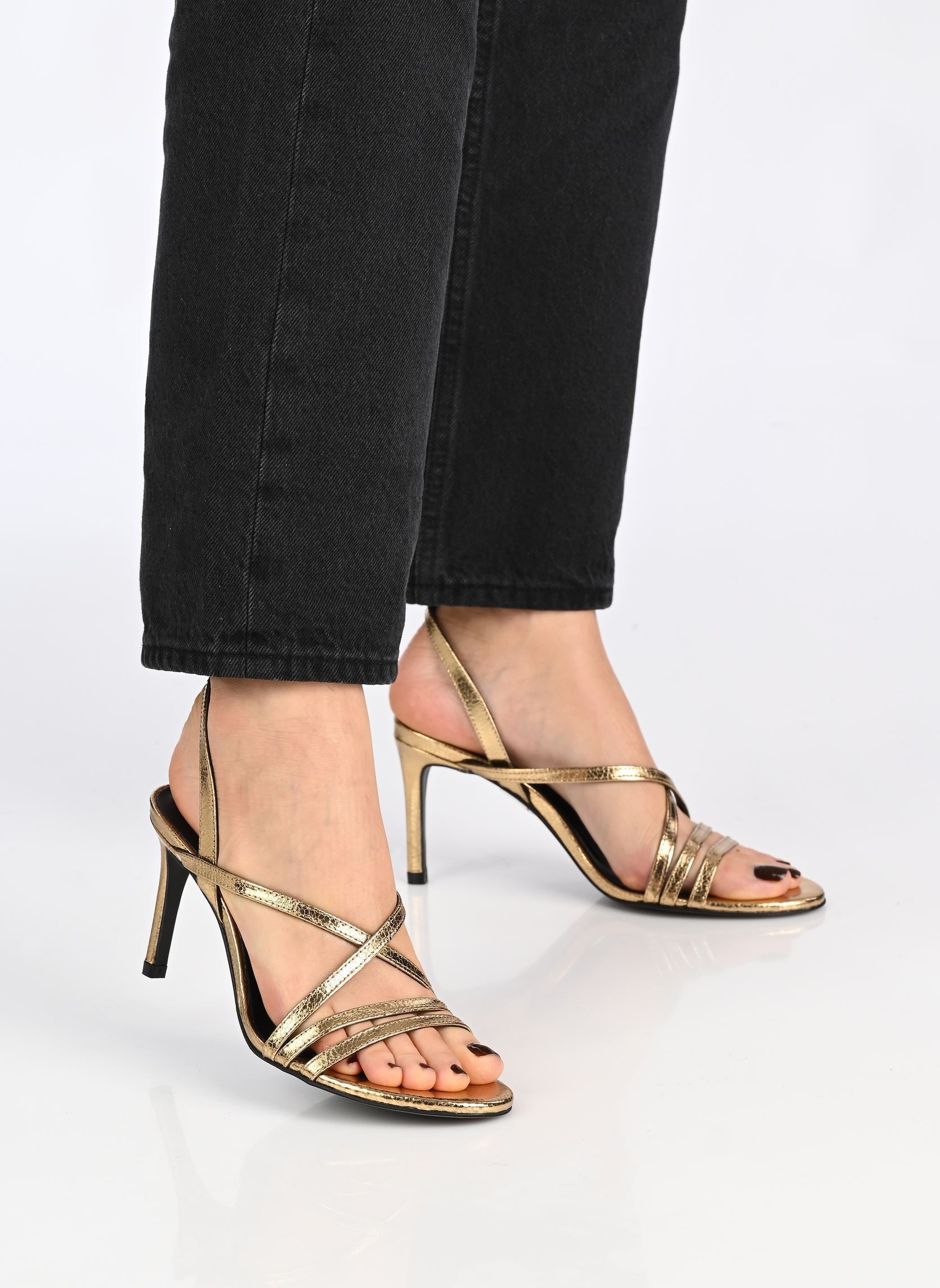 Sandalen AFCH32021K dames goud en brons The Kooples Sandalen AFCH32021K dames goud en brons GOL08