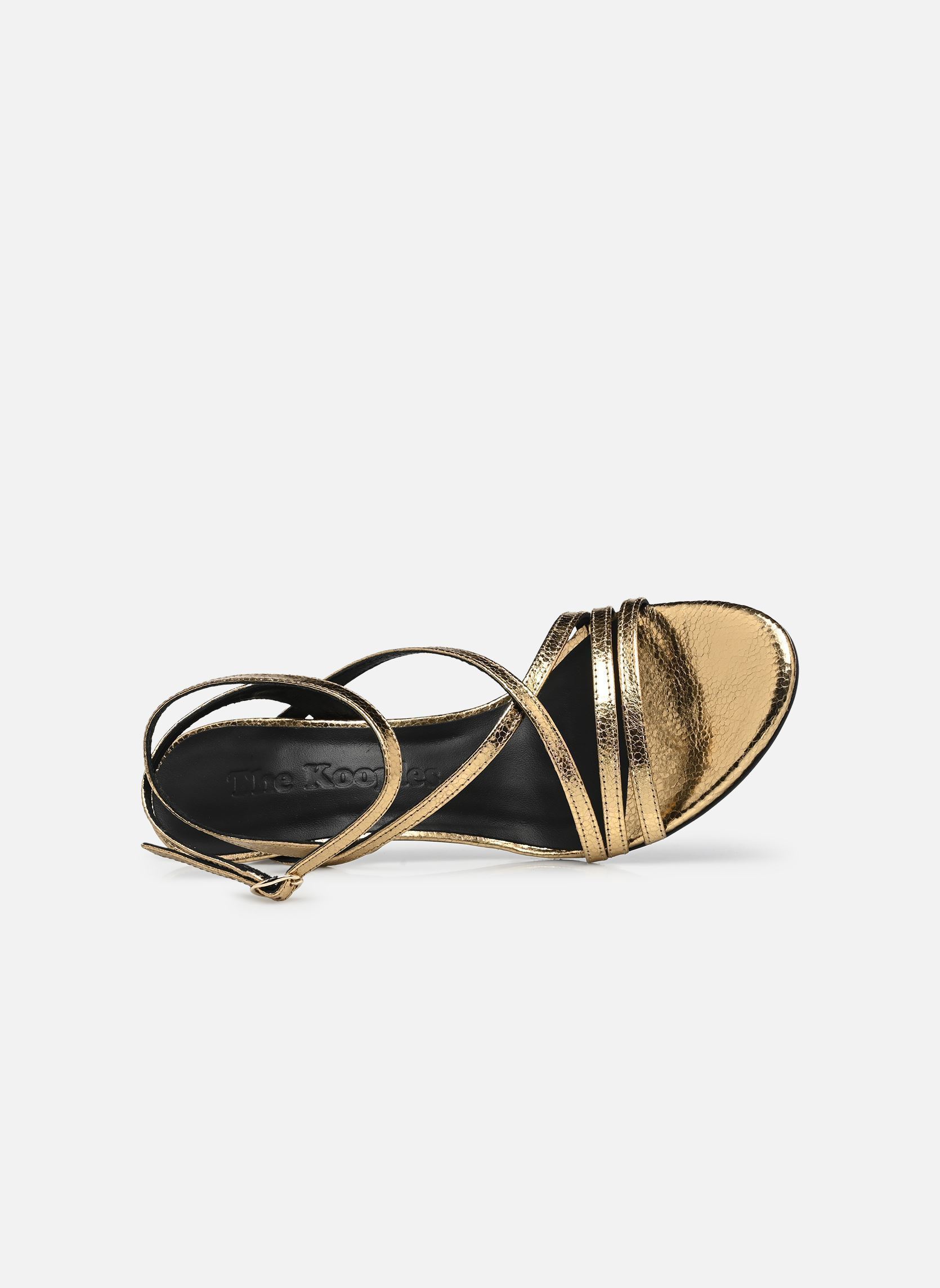 Sandalen AFCH32021K dames goud en brons The Kooples Sandalen AFCH32021K dames goud en brons GOL08