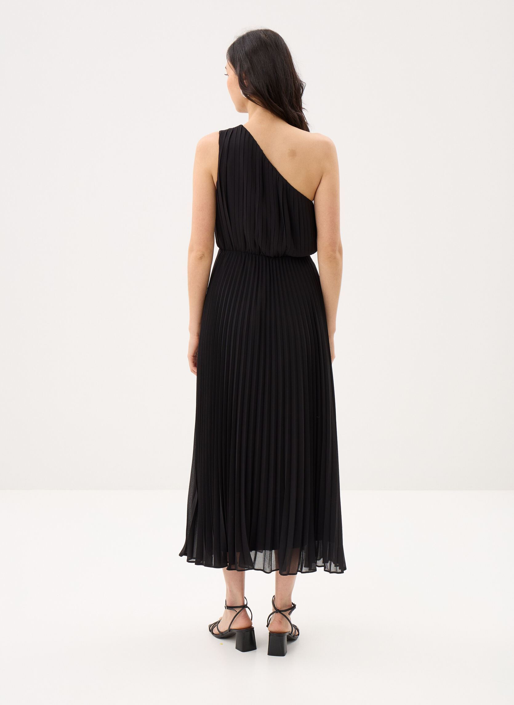 Robes longues FROB32037K femme noir The Kooples Robes longues FROB32037K femme noir BLA01