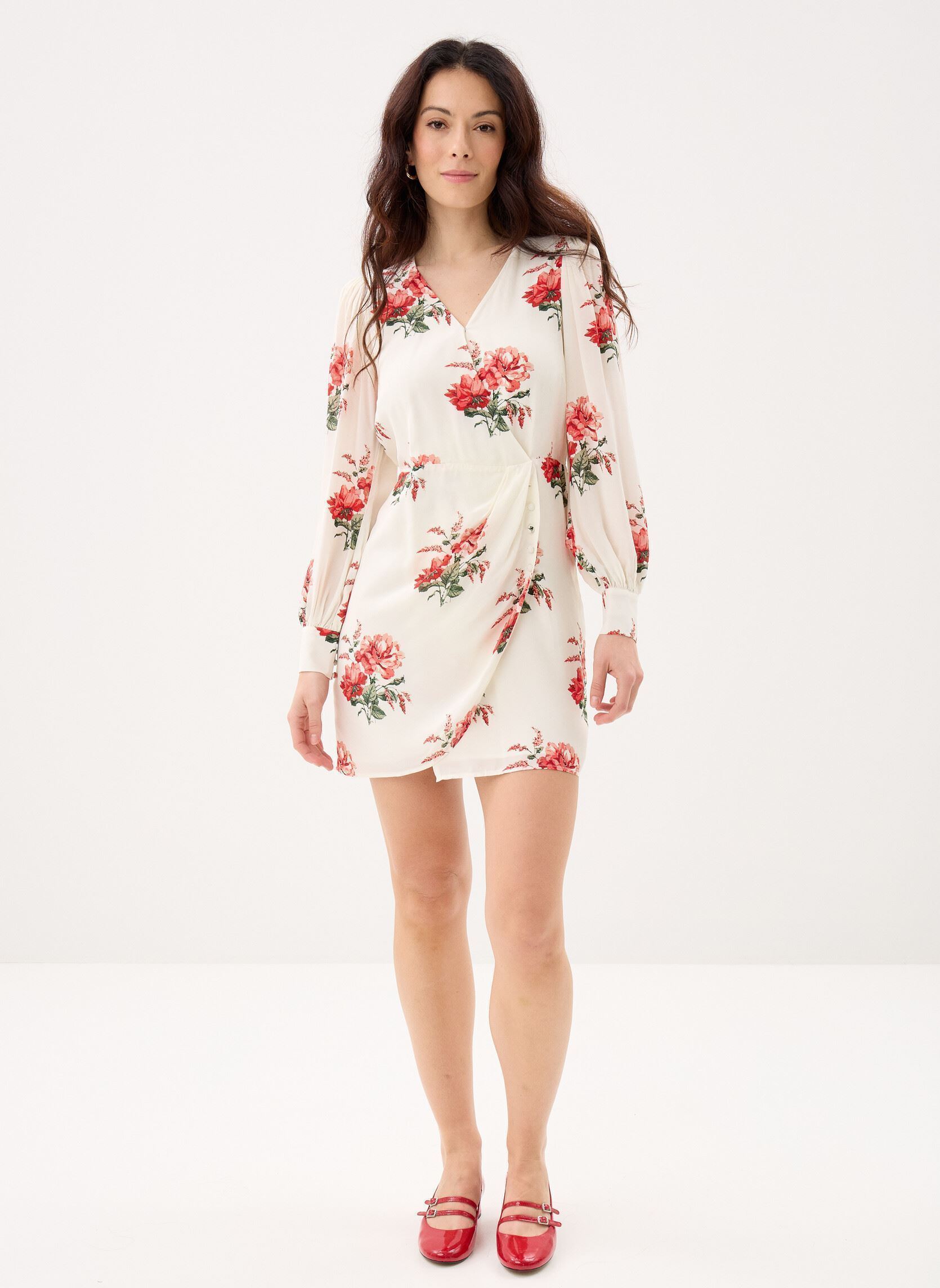 Jurken FROB32084K dames wit The Kooples Jurken FROB32084K dames wit WHI18