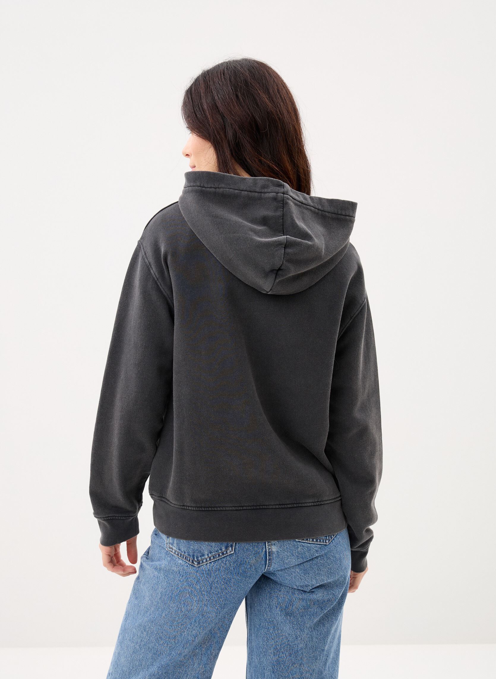 Kapuzenpullover FSWE32004K damen schwarz The Kooples Kapuzenpullover FSWE32004K damen schwarz BLA55
