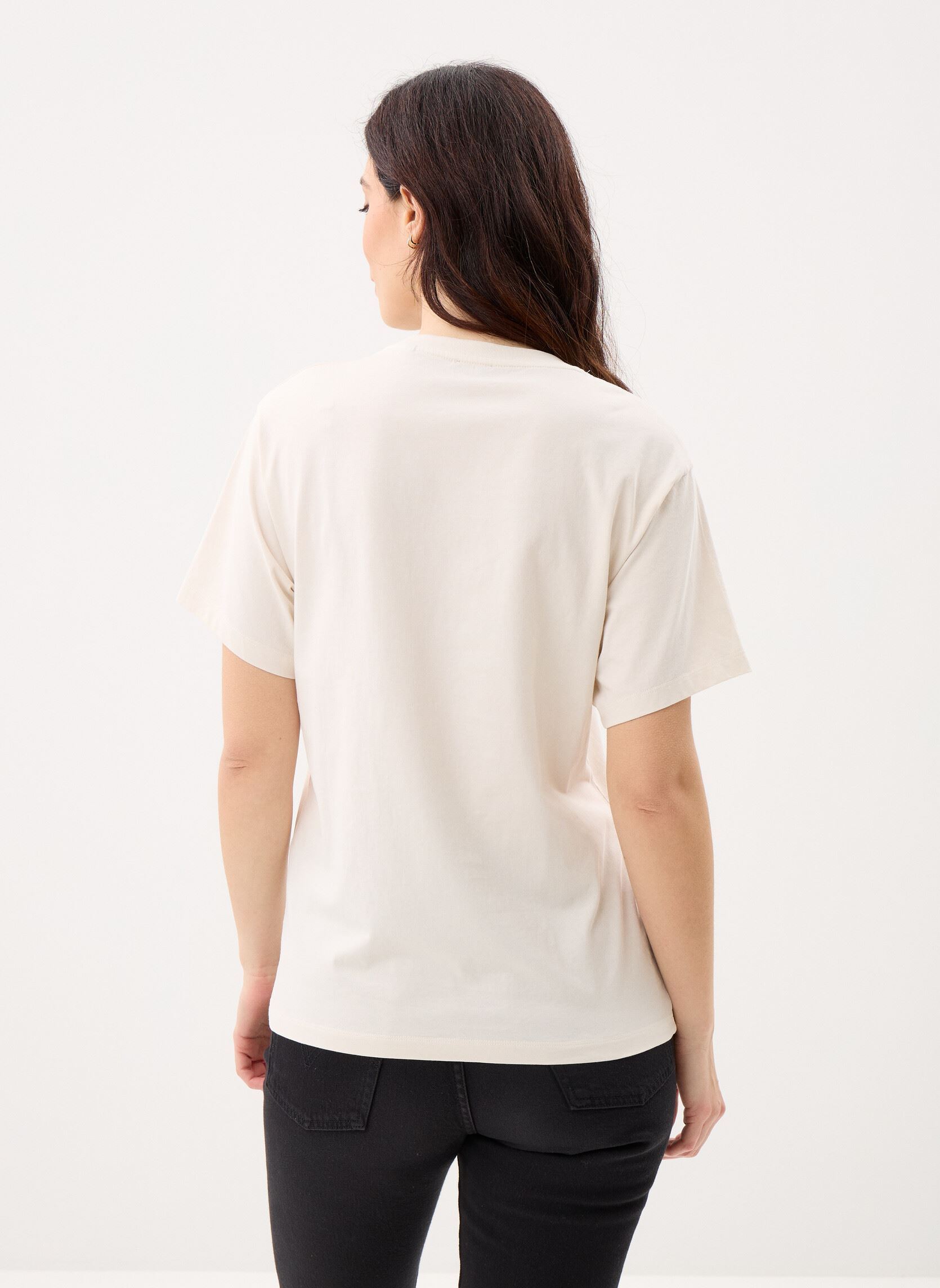 T-shirts met korte mouwen FTSC32020K dames beige The Kooples T-shirts met korte mouwen FTSC32020K dames beige BEI02