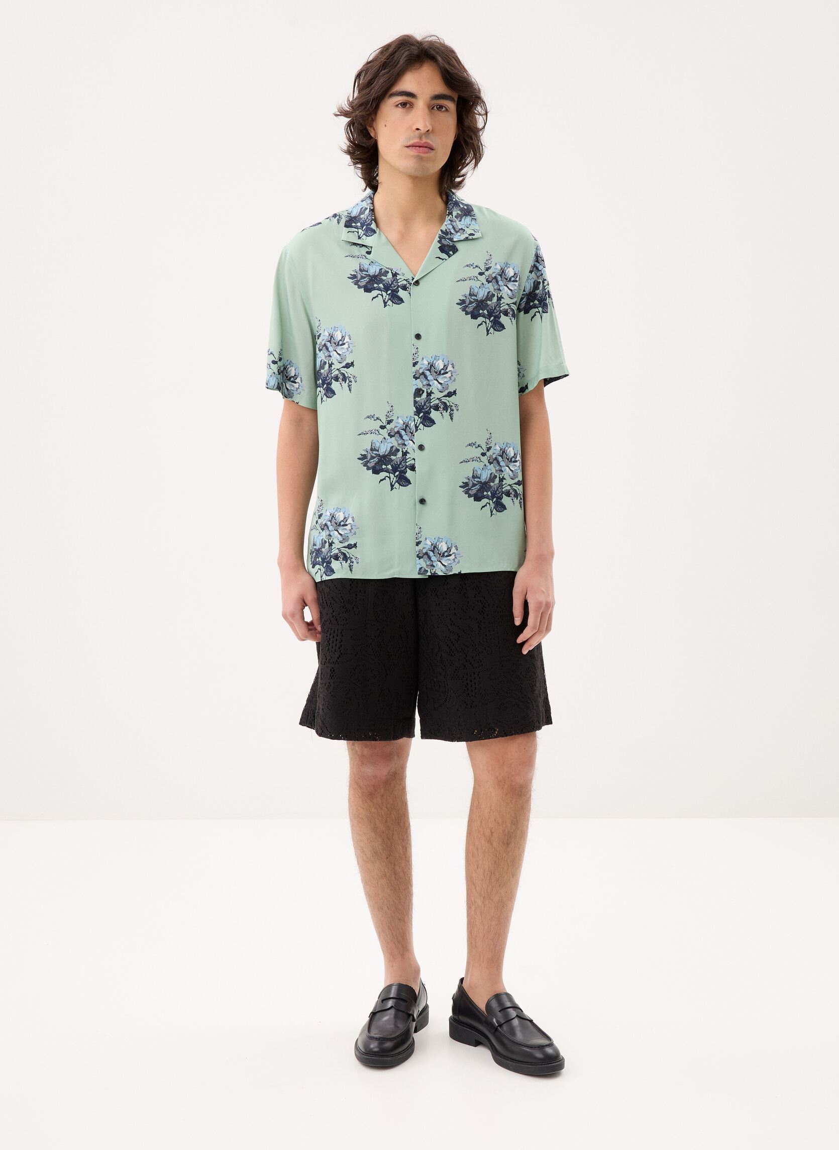 Chemises HCCC32004K homme vert The Kooples Chemises HCCC32004K homme vert GRN06