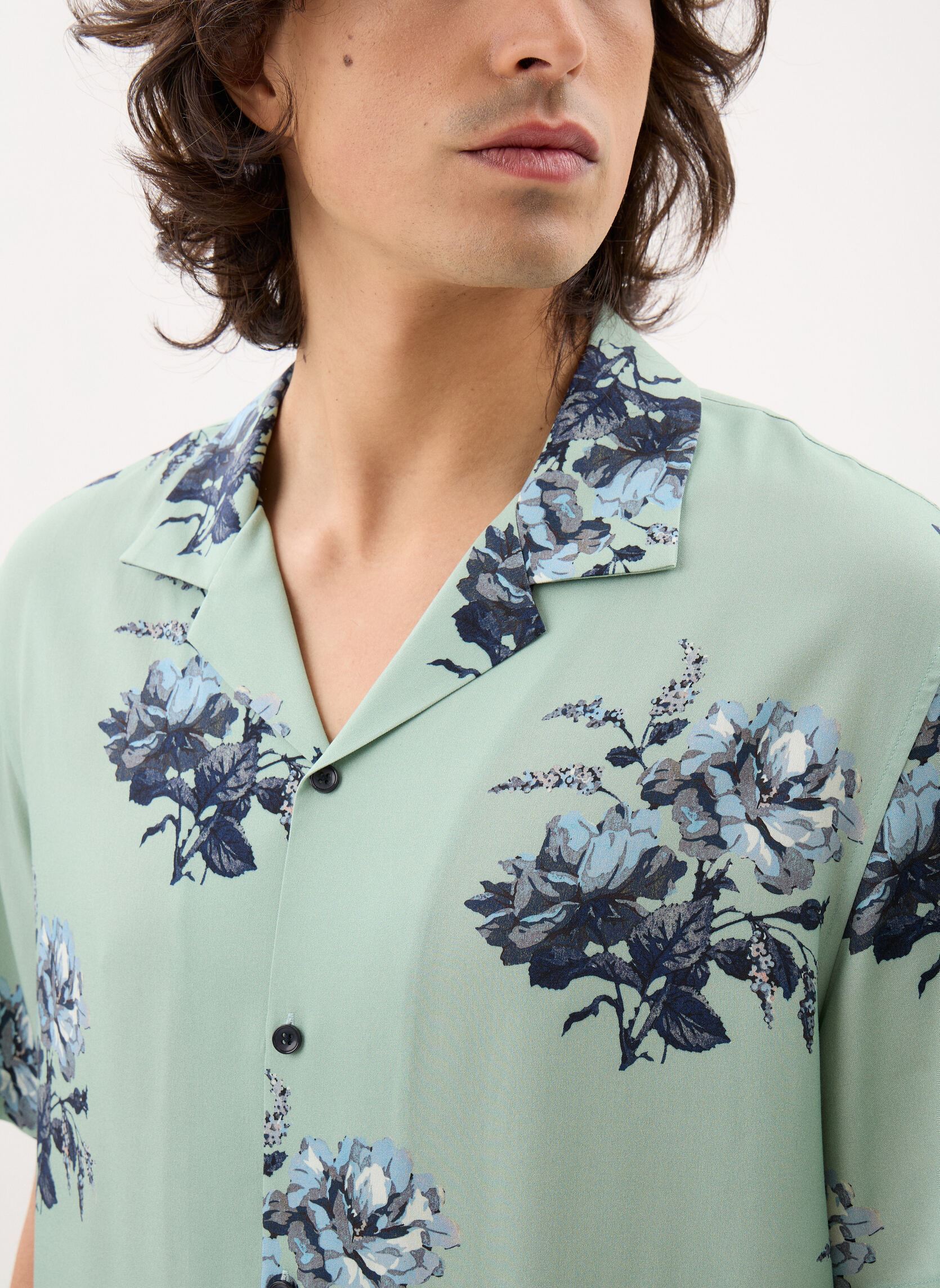 Chemises HCCC32004K homme vert The Kooples Chemises HCCC32004K homme vert GRN06