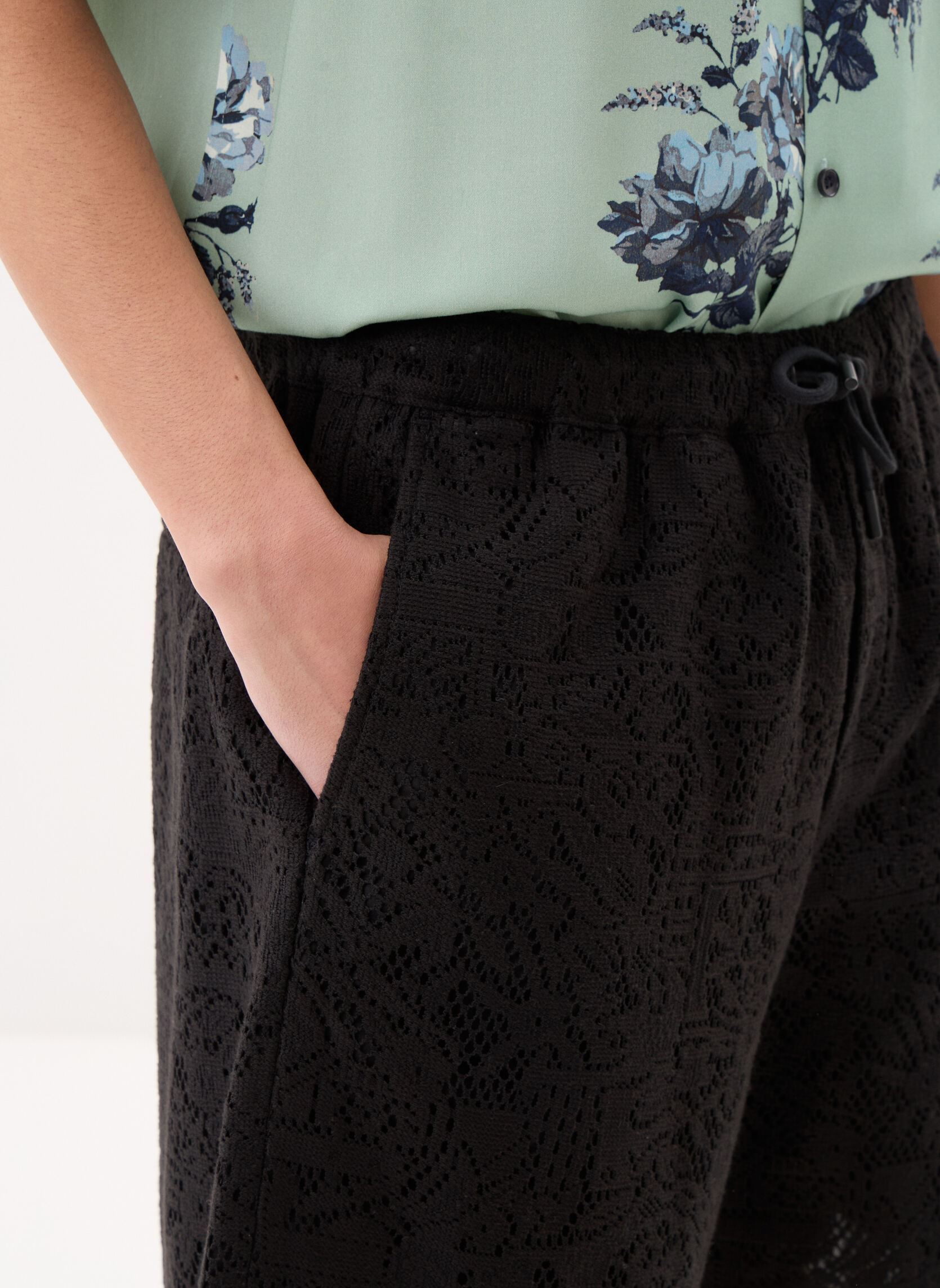 Shorts HSHO32001K heren zwart The Kooples Shorts HSHO32001K heren zwart BLA01