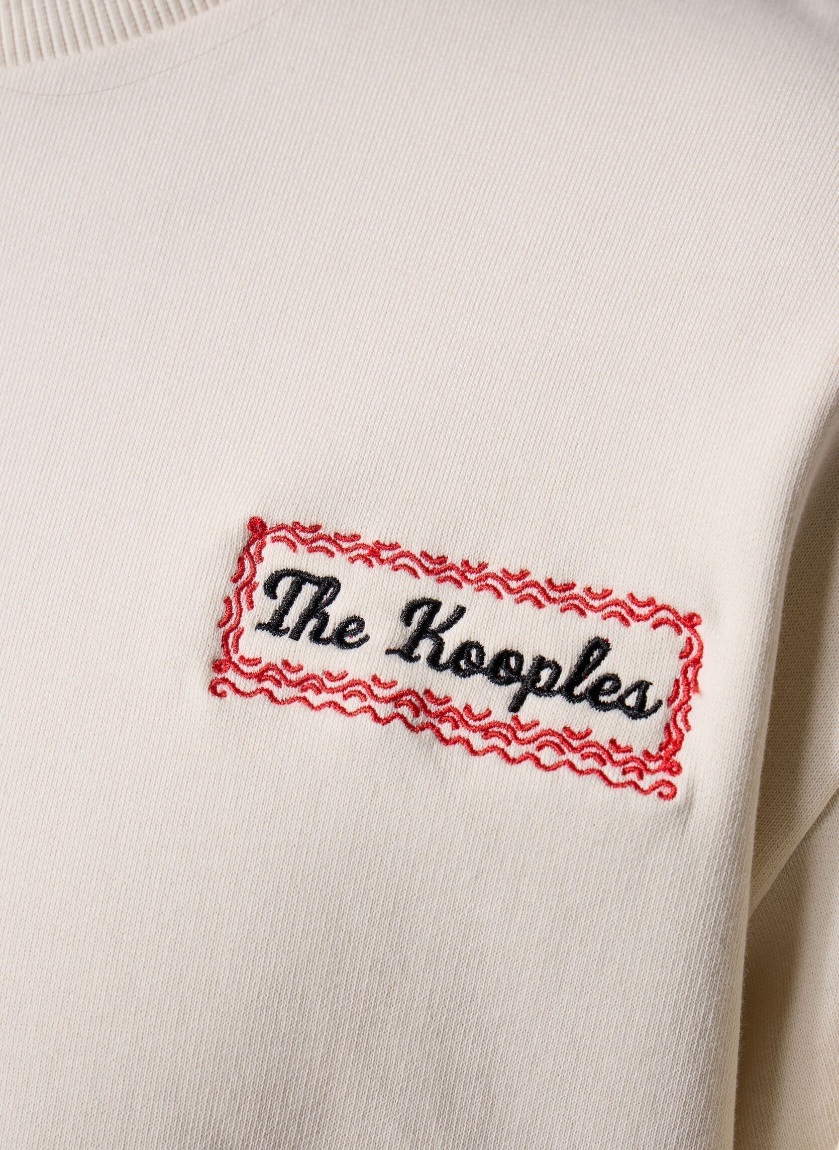 Sweatshirts HSWE32013K heren beige The Kooples Sweatshirts HSWE32013K heren beige BEI02