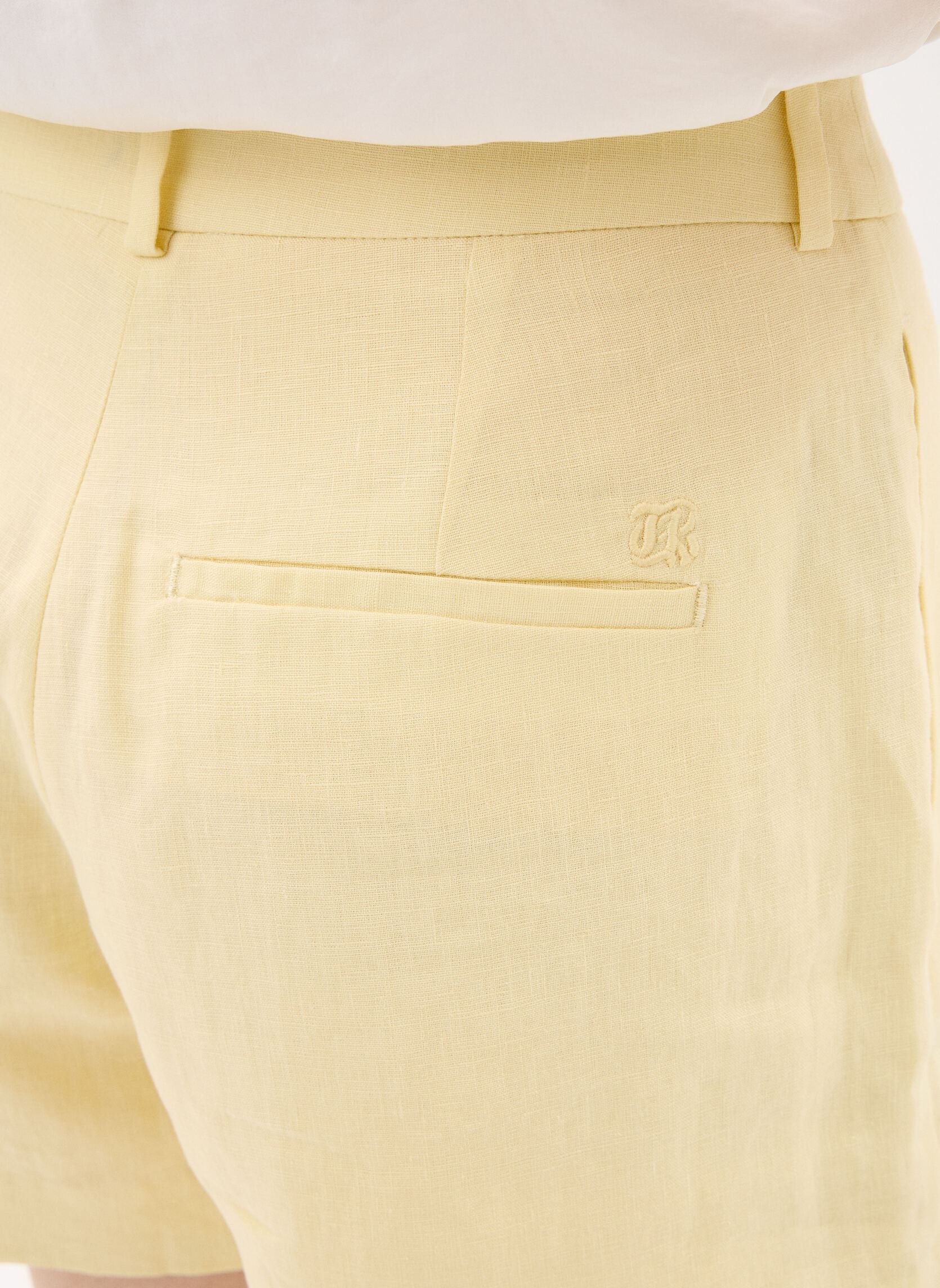 Shorts FSHO32006K mujer amarillo The Kooples Shorts FSHO32006K mujer amarillo YEL03