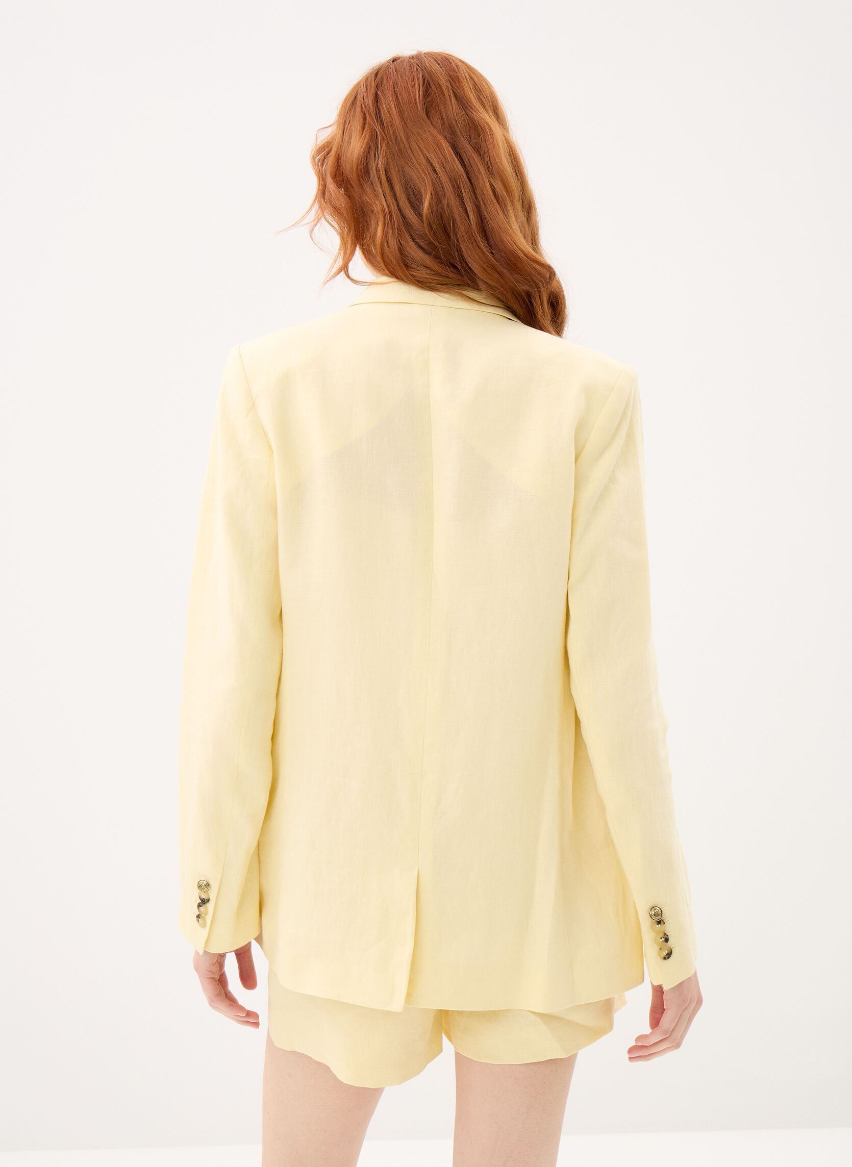 Jacketts / Sakkos FVES32006K damen gelb The Kooples Jacketts / Sakkos FVES32006K damen gelb YEL03