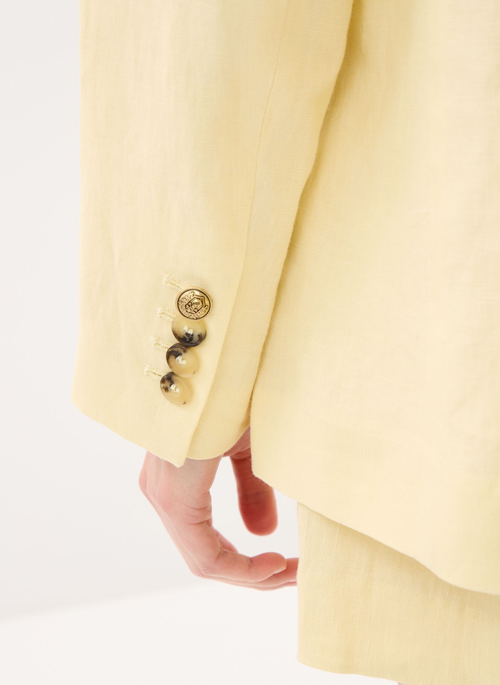 Jacketts / Sakkos FVES32006K damen gelb The Kooples Jacketts / Sakkos FVES32006K damen gelb YEL03