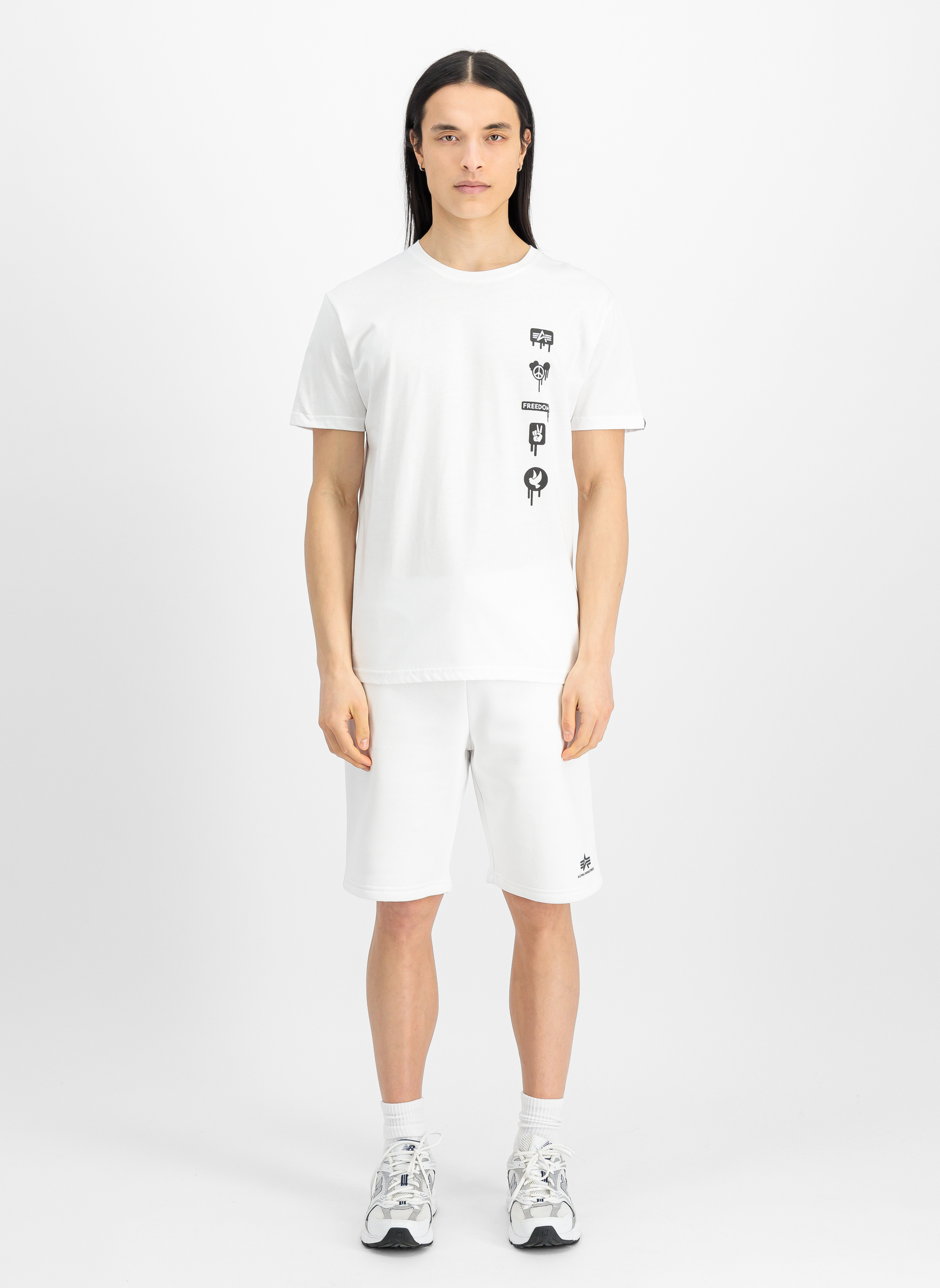 New Balance Tee-Shirt Homme Blanc