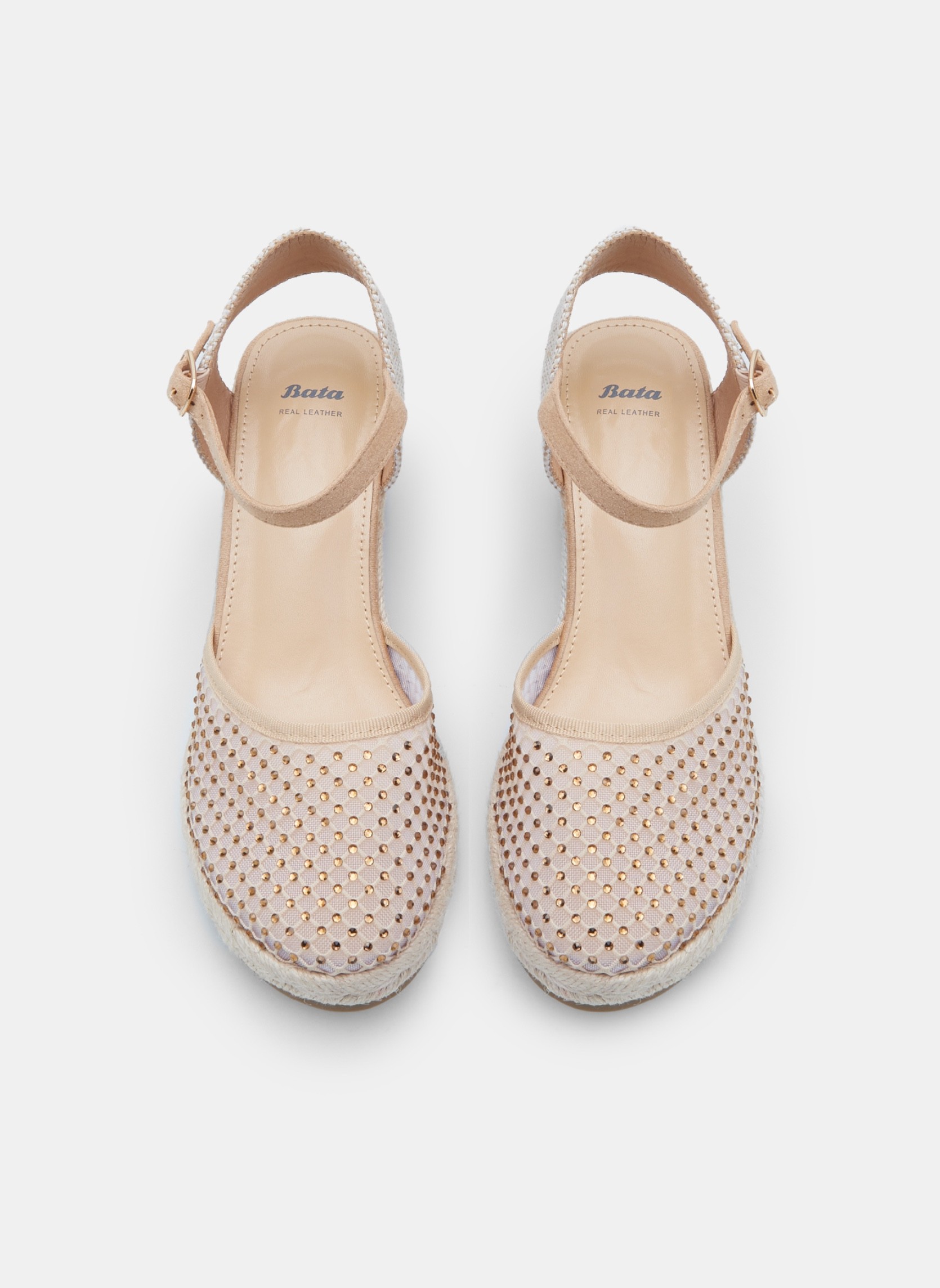 Espadrilles plates 7698333 femme beige Bata Espadrilles plates 7698333 femme beige Beige