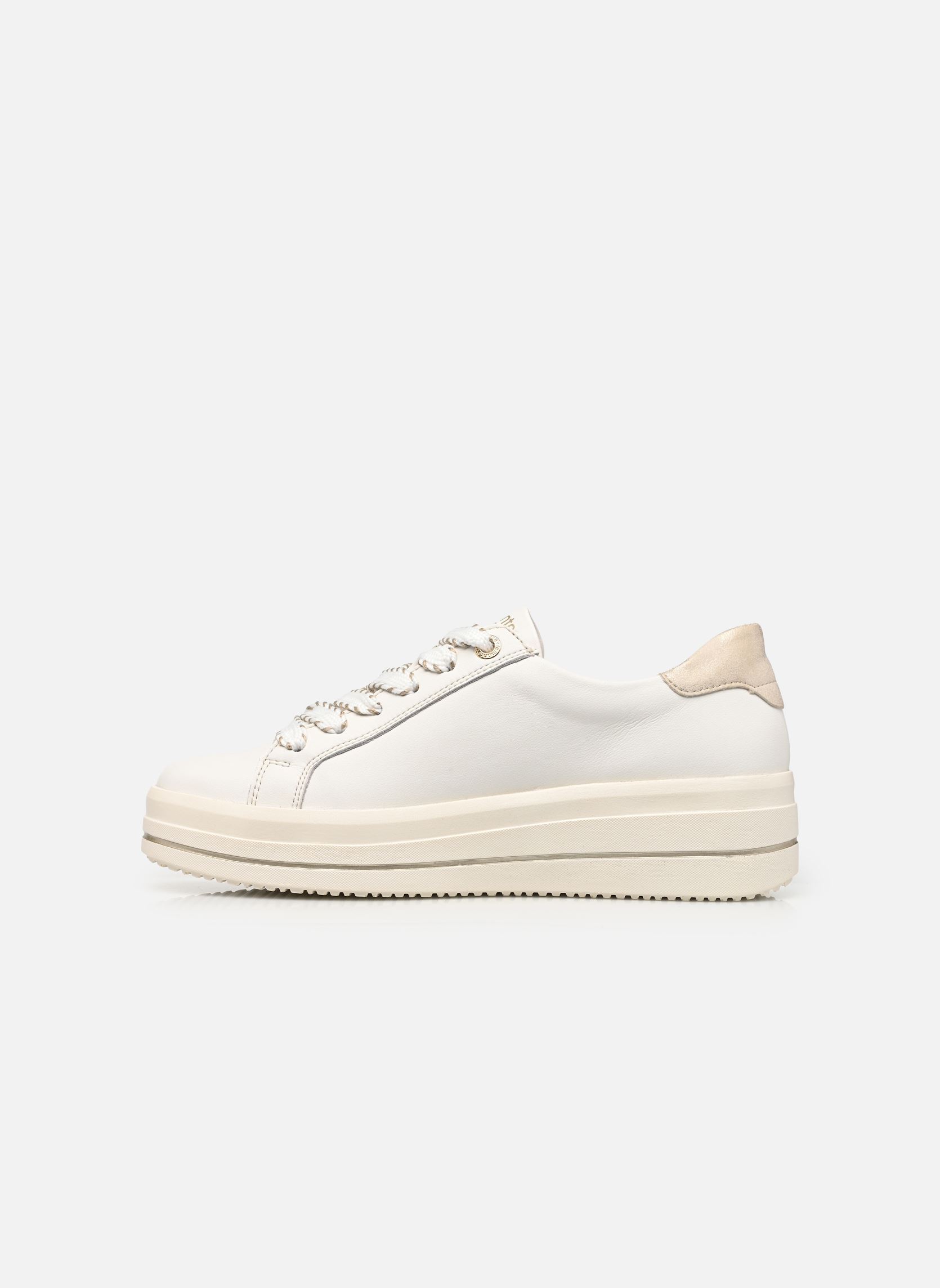 Baskets compensées D1C13 femme blanc Remonte Baskets compensées D1C13 femme blanc OFFWHITE/MUSCHEL/WHITE