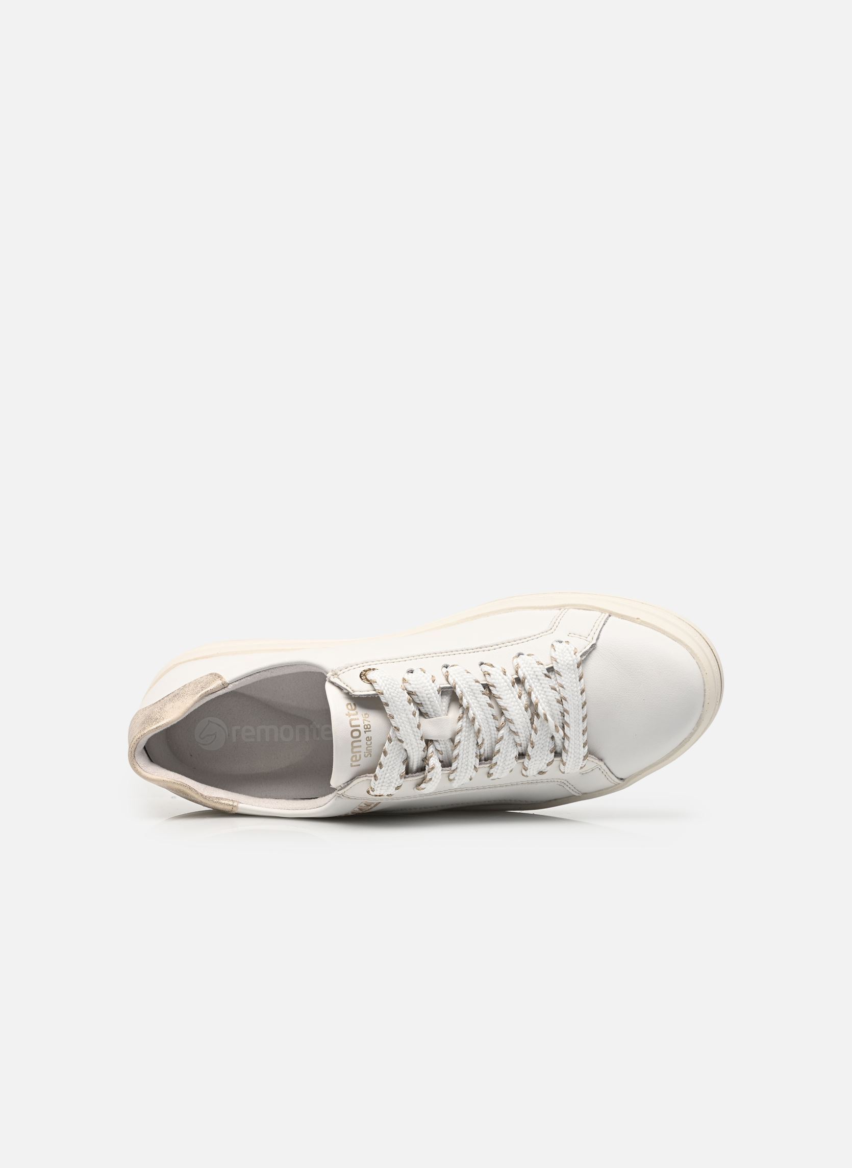 Baskets compensées D1C13 femme blanc Remonte Baskets compensées D1C13 femme blanc OFFWHITE/MUSCHEL/WHITE
