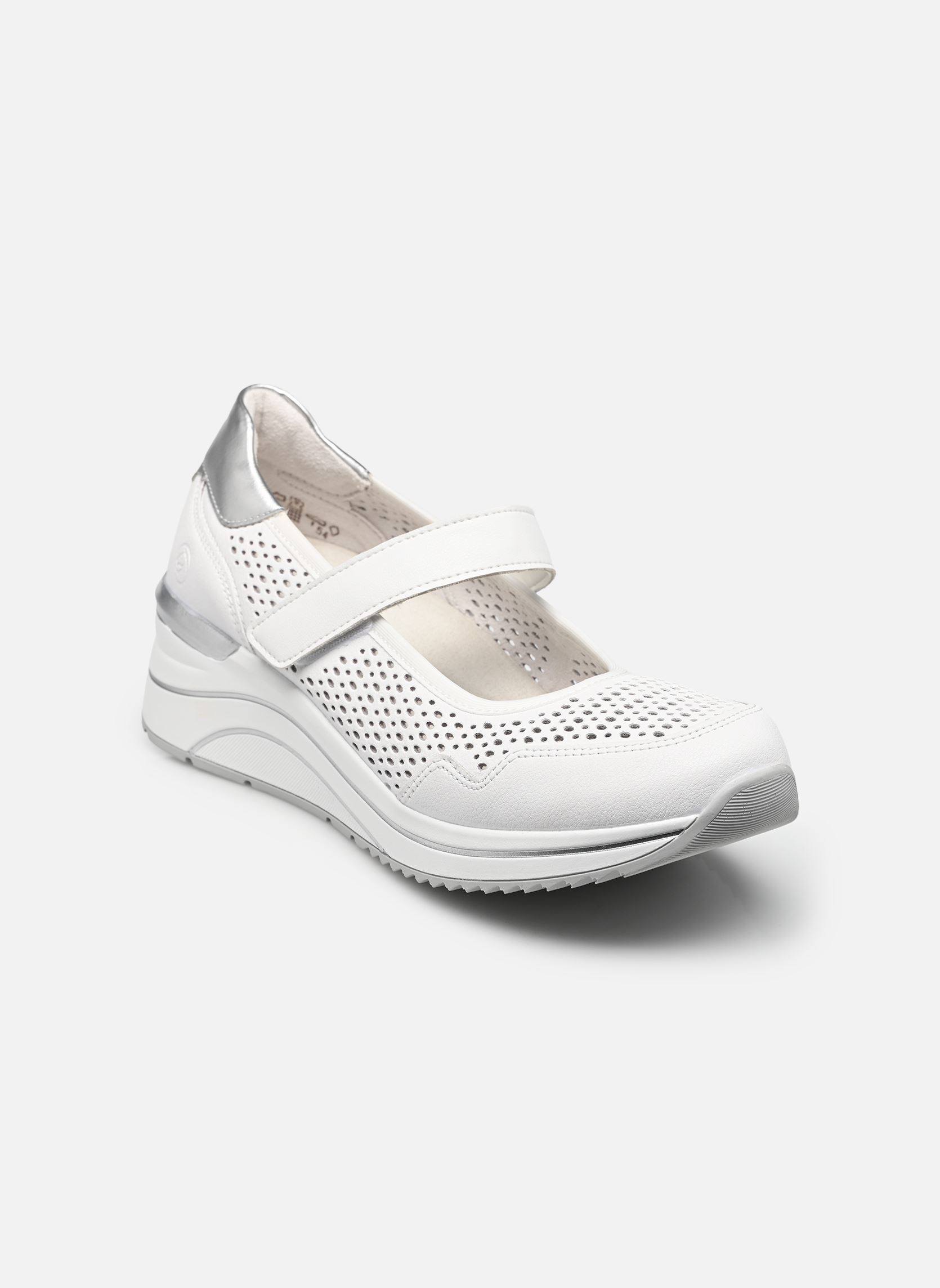 Baskets basses D0T21 femme blanc Remonte Baskets basses D0T21 femme blanc WEISS/SILVER/WEISS