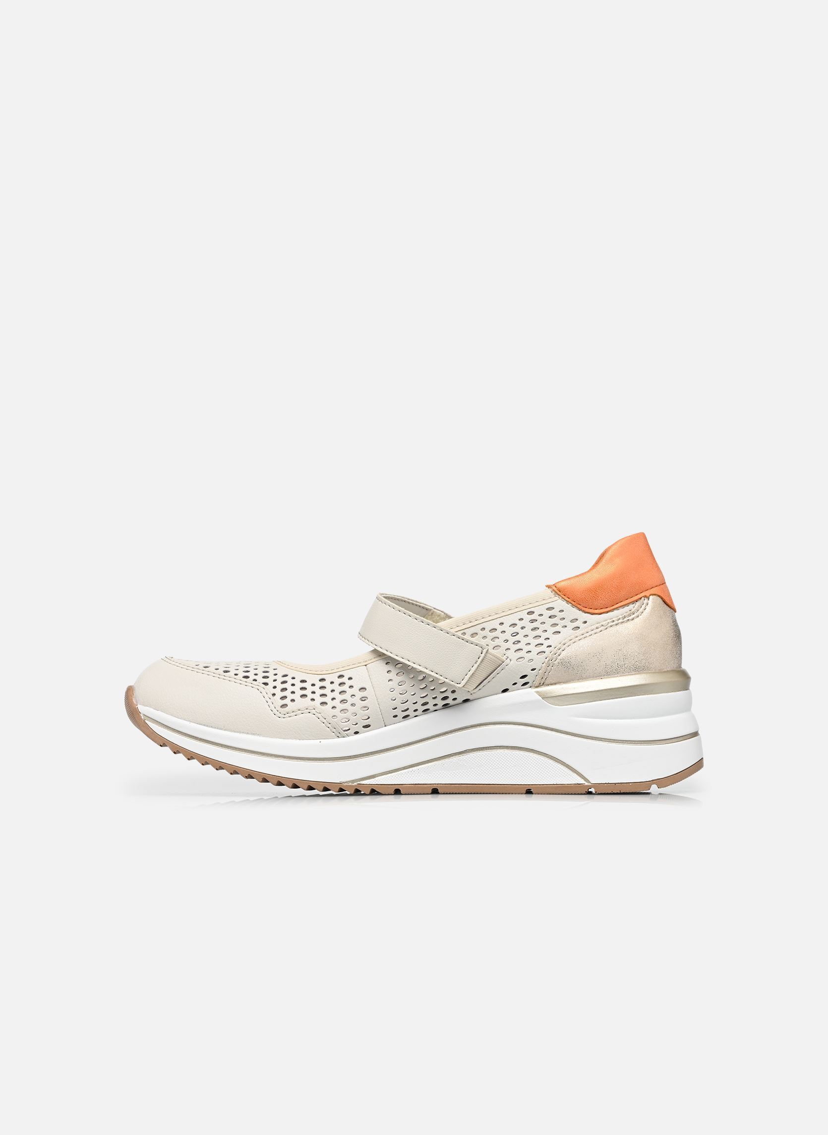 Baskets basses D0T21 femme blanc Remonte Baskets basses D0T21 femme blanc OFFWHITE/MUSCHEL/ORANGE/OFFWHI