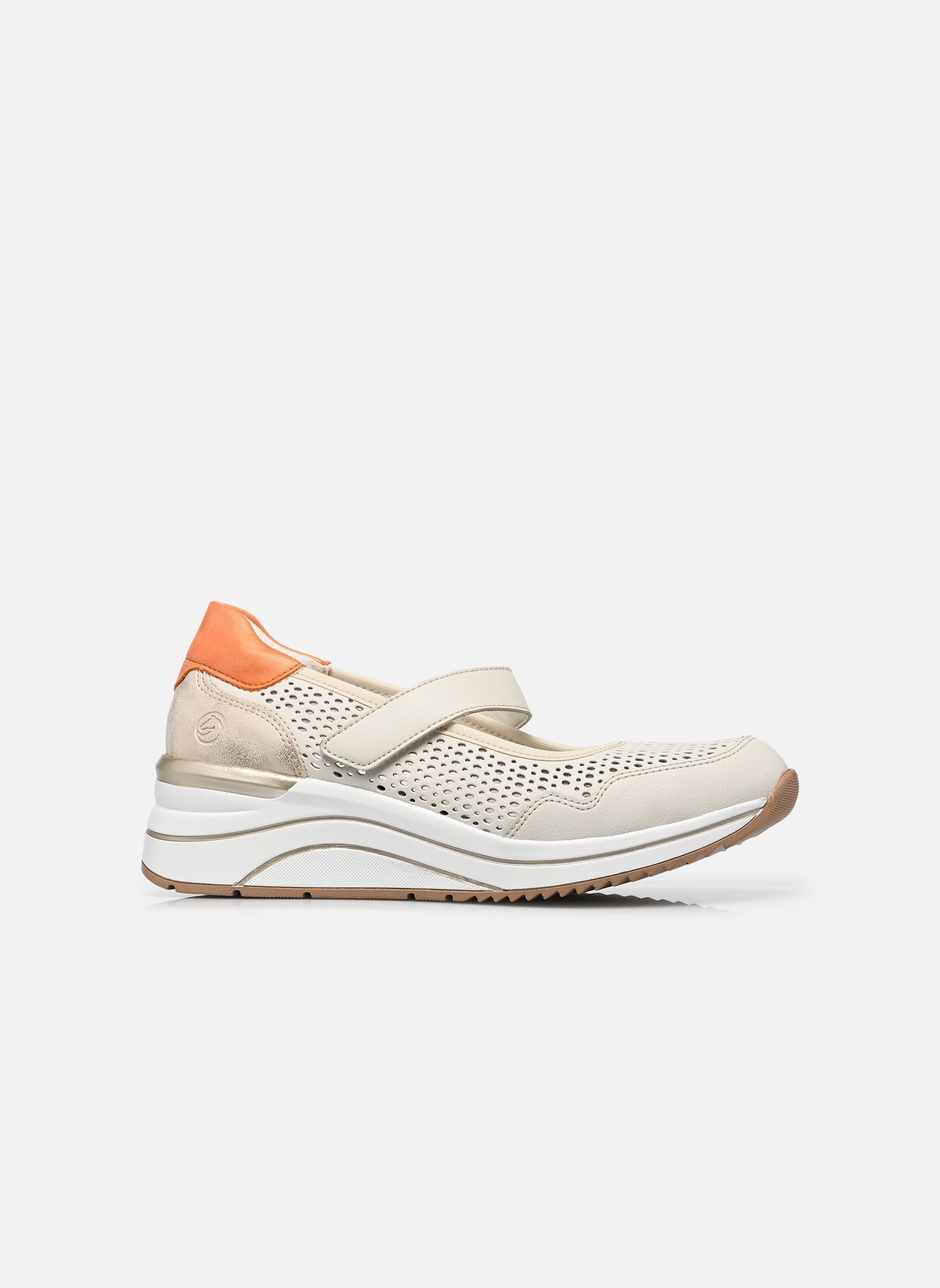 Baskets basses D0T21 femme blanc Remonte Baskets basses D0T21 femme blanc OFFWHITE/MUSCHEL/ORANGE/OFFWHI