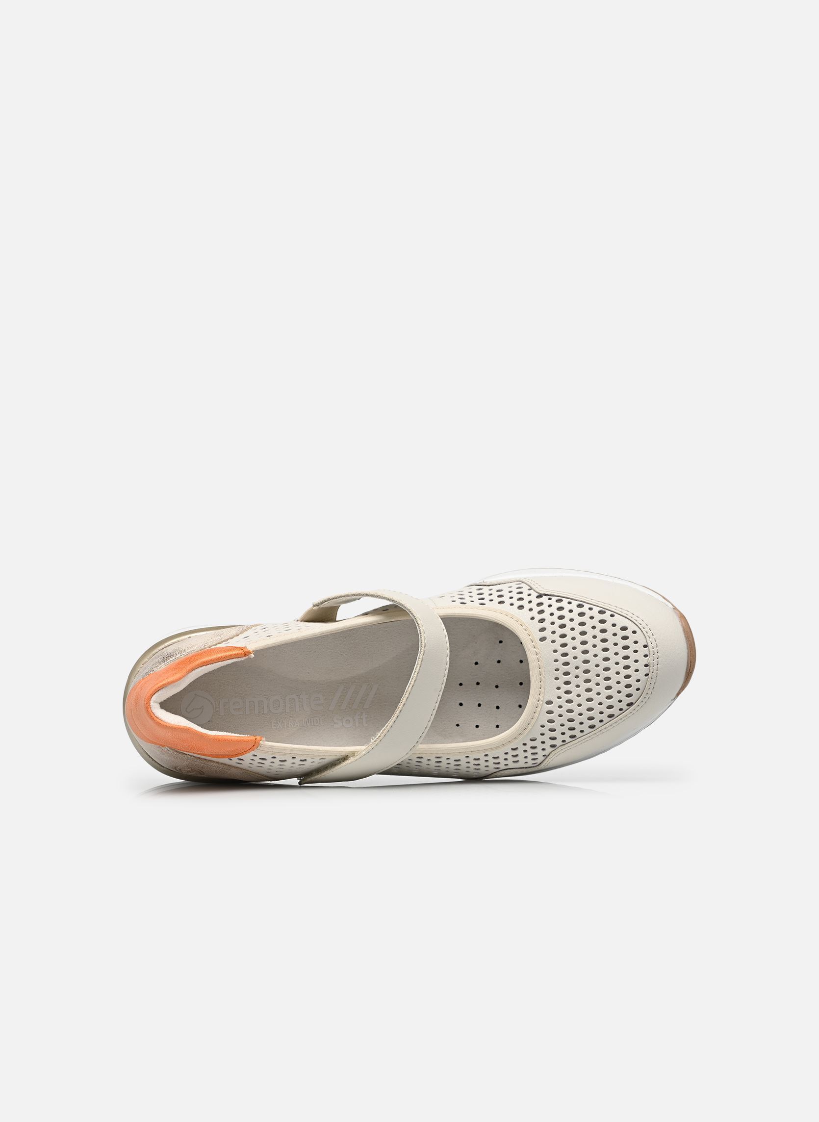Baskets basses D0T21 femme blanc Remonte Baskets basses D0T21 femme blanc OFFWHITE/MUSCHEL/ORANGE/OFFWHI