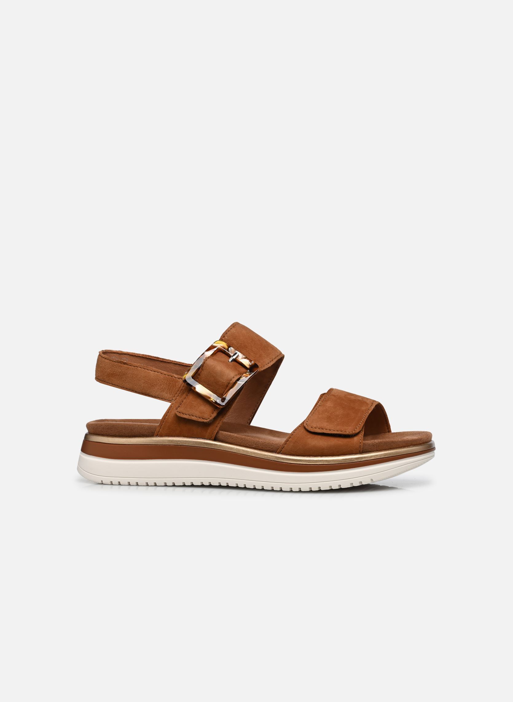 Sandalen met sleehak en plateau D1J62 dames bruin Remonte Sandalen met sleehak en plateau D1J62 dames bruin NOCCIA