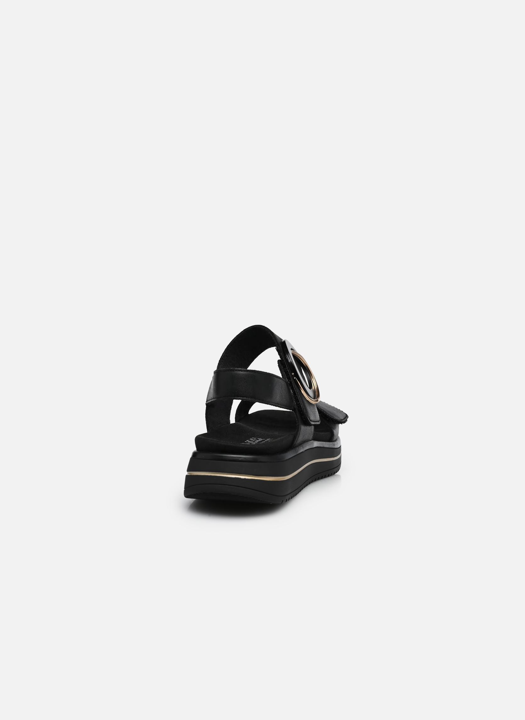 Sandales compensées et plateformes D1J63 femme noir Remonte Sandales compensées et plateformes D1J63 femme noir NOIR