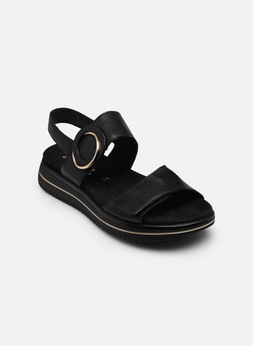 Remonte Sandales compensées et plateformes D1J63 femme noir