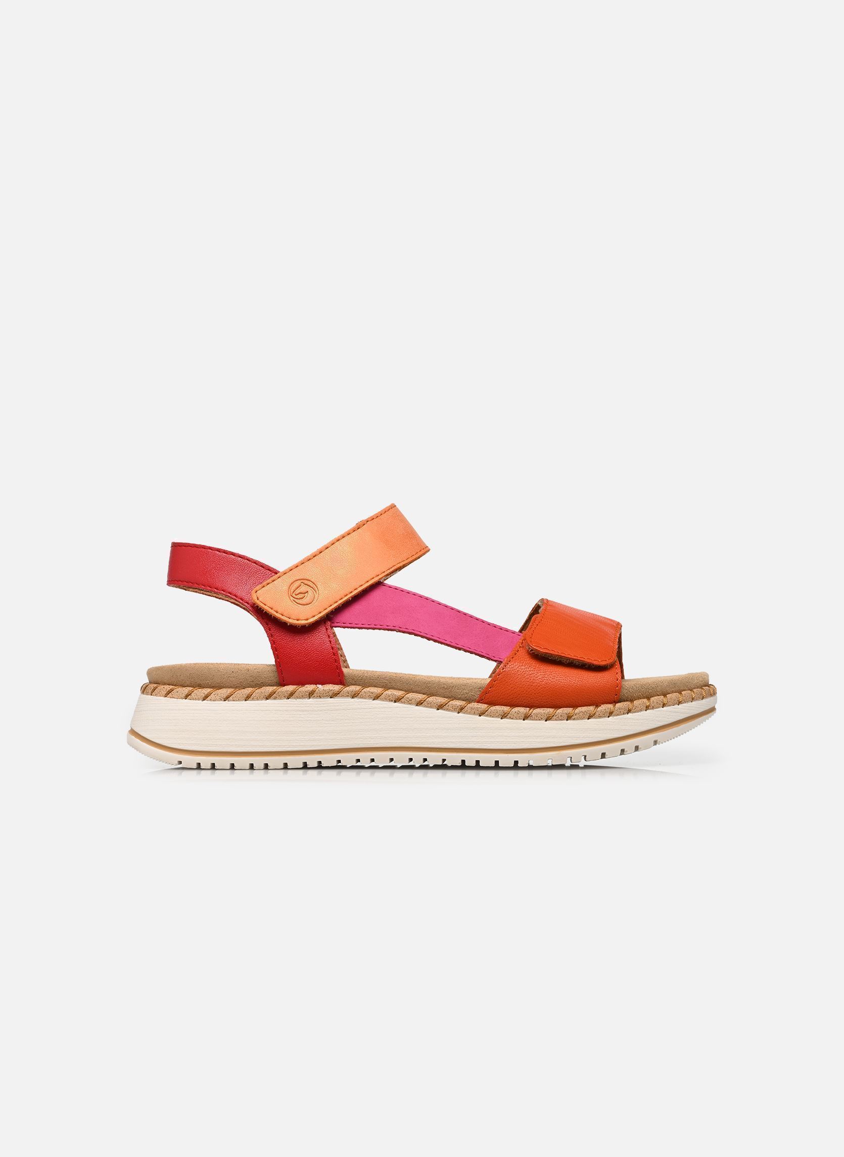 Sandales compensées et plateformes D3J50 femme orange Remonte Sandales compensées et plateformes D3J50 femme orange KUERBIS/MAGENTA/ORANGE/ROSSO