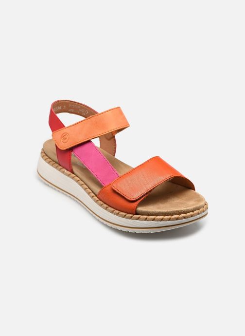 Remonte Sandales compensées et plateformes D3J50 femme orange