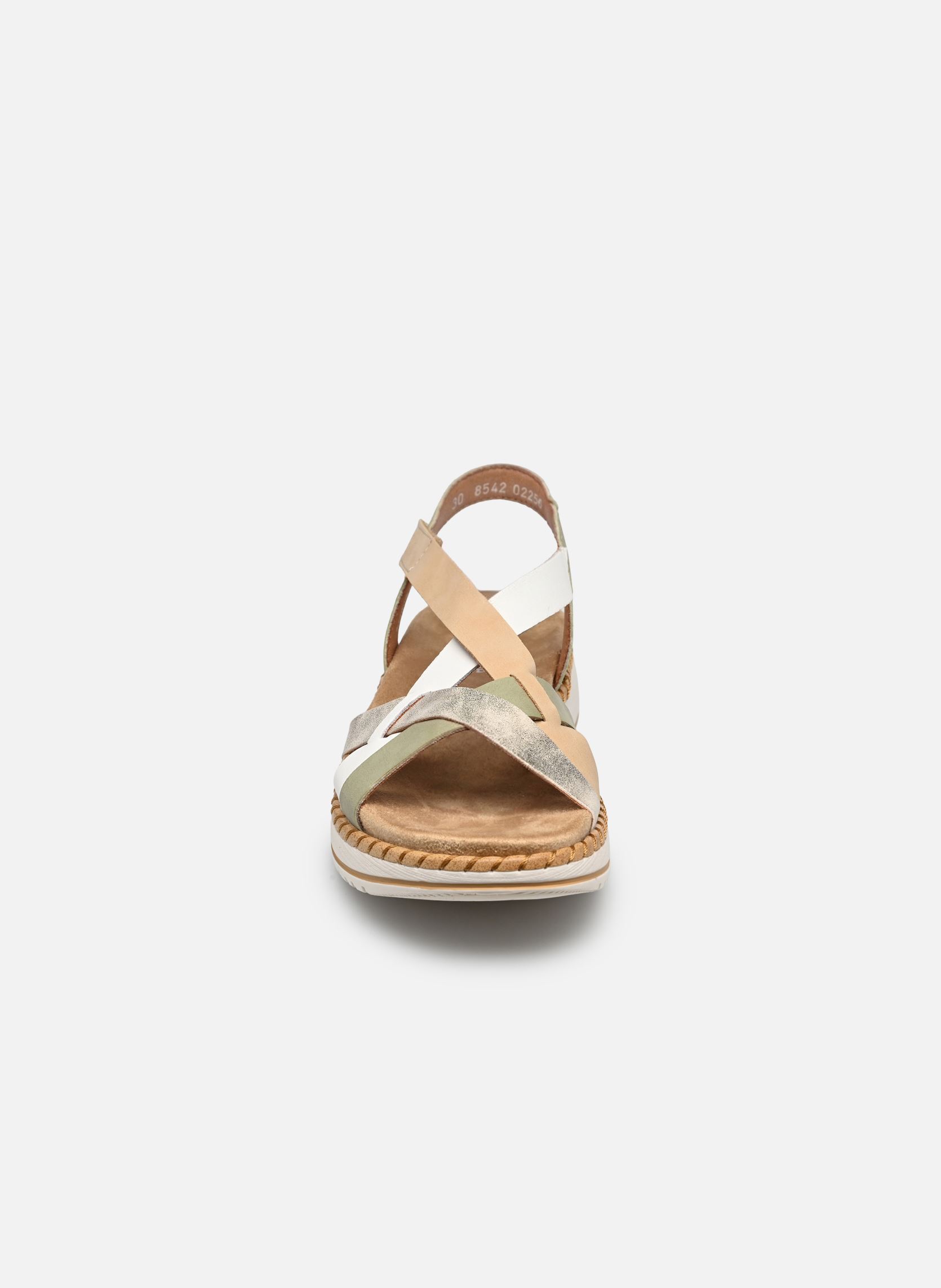 Keil- und Plateausandalen D3J53 damen weiß Remonte Keil- und Plateausandalen D3J53 damen weiß SALBEI/OFFWHITE/MUSCHEL/TAN