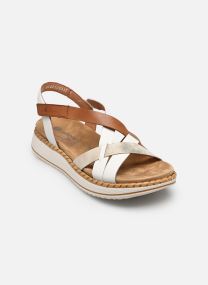 Sandales compensées et plateformes D3J53 femme blanc Remonte Sandales compensées et plateformes D3J53 femme blanc OFFWHITE/MUSCHEL/NOCCIA