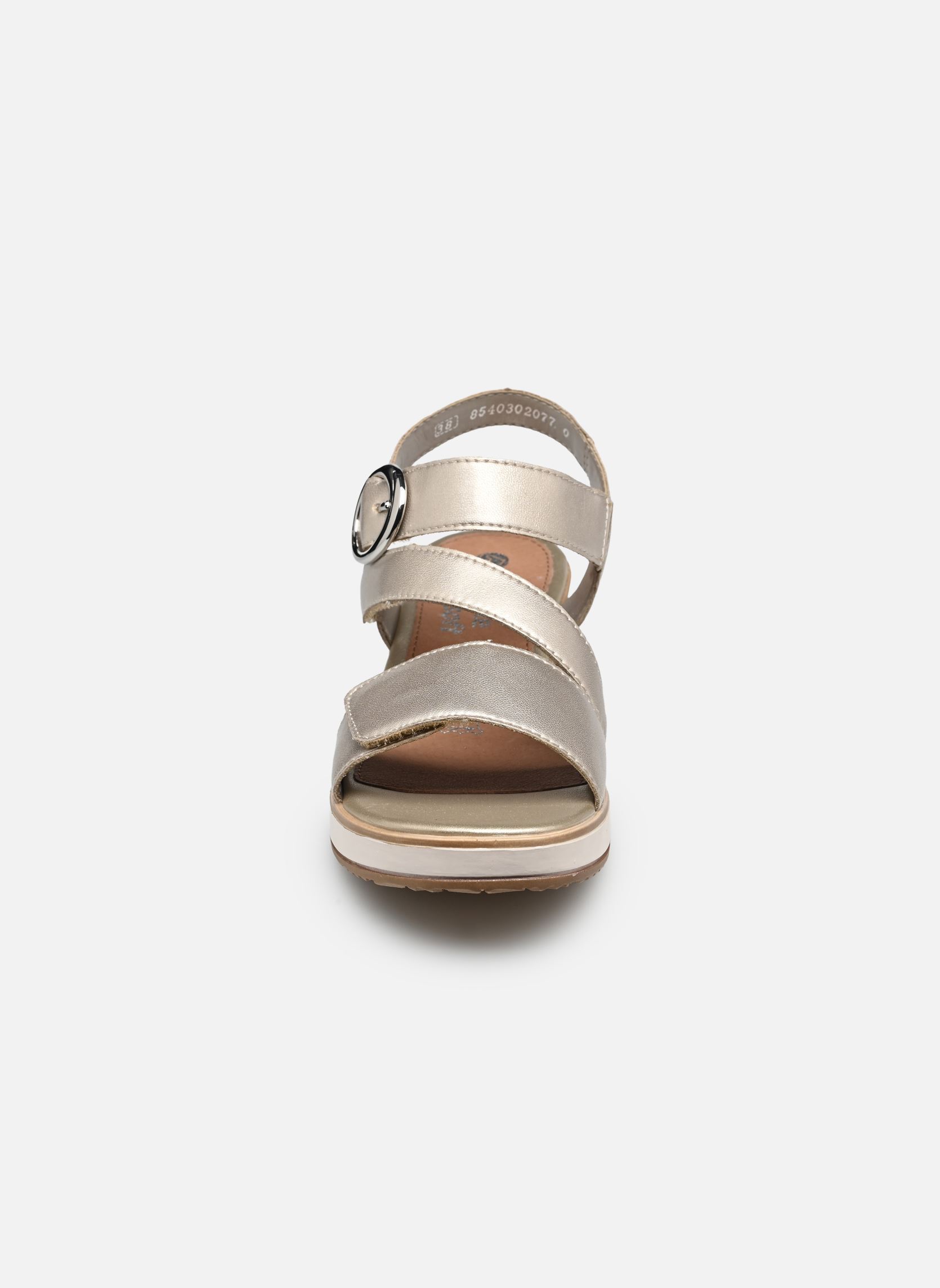 Keil- und Plateausandalen D6466 damen silber Remonte Keil- und Plateausandalen D6466 damen silber PALEGOLD